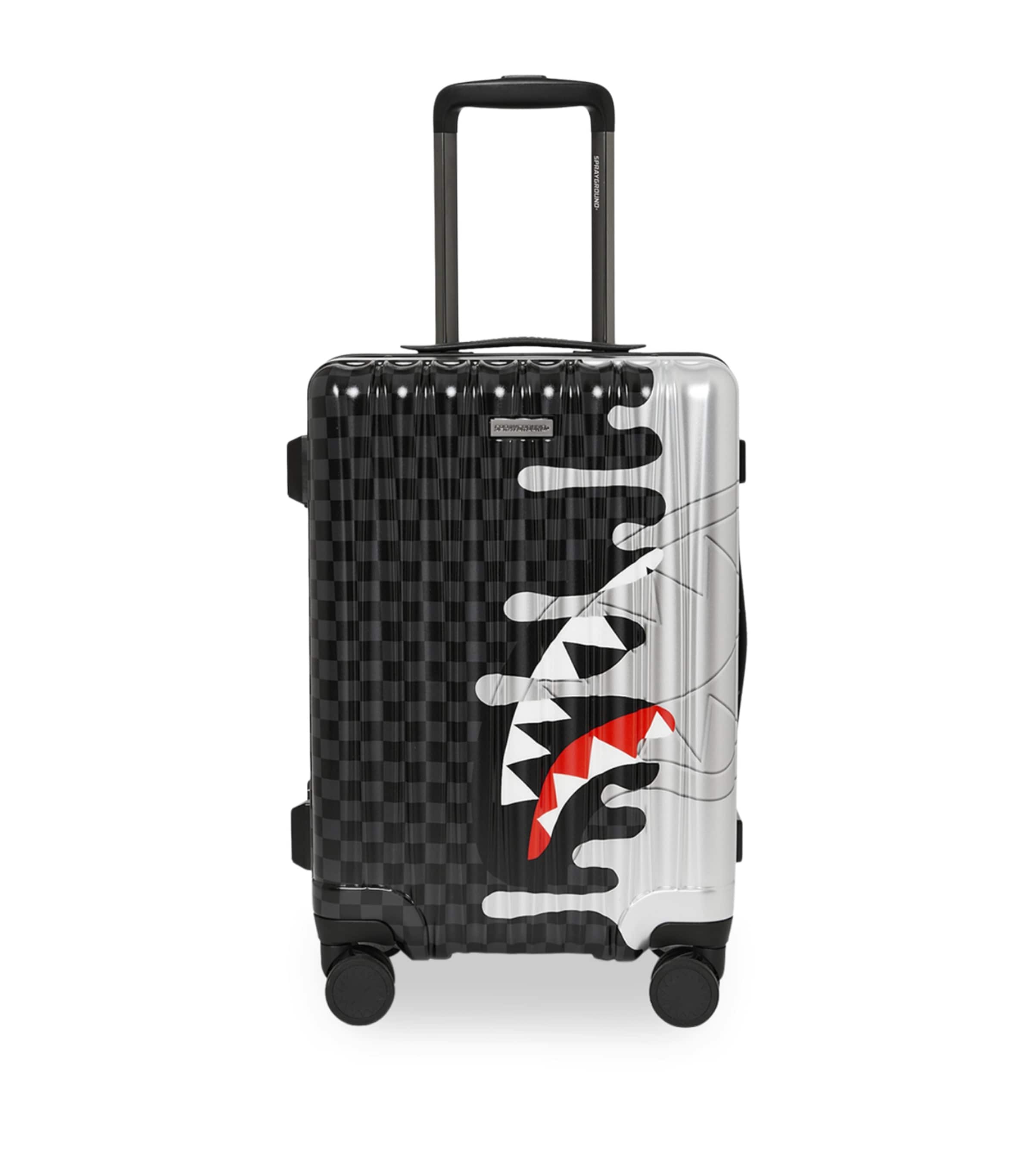 Sprayground Side Drip Cabin Suitcase (50cm) Silver Side Drip