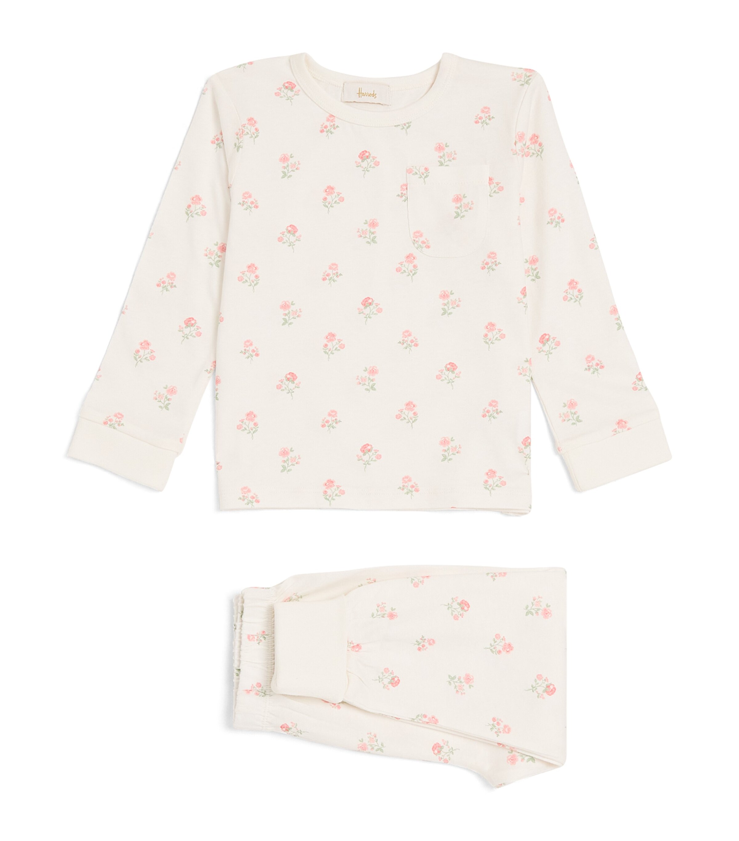 Organic Cotton Floral Pyjama Set (2-6 Years)
