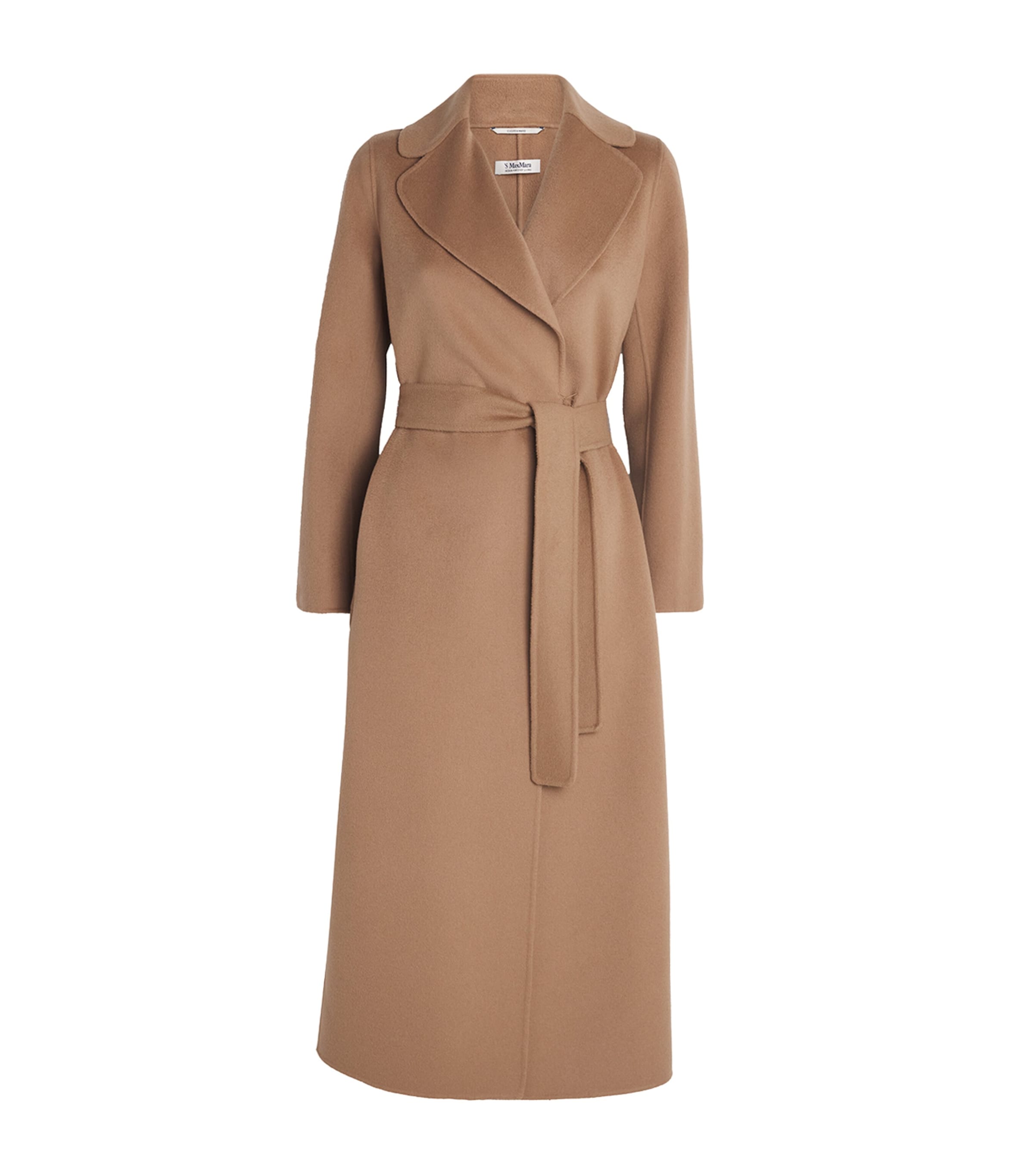 Virgin Wool Wrap Coat