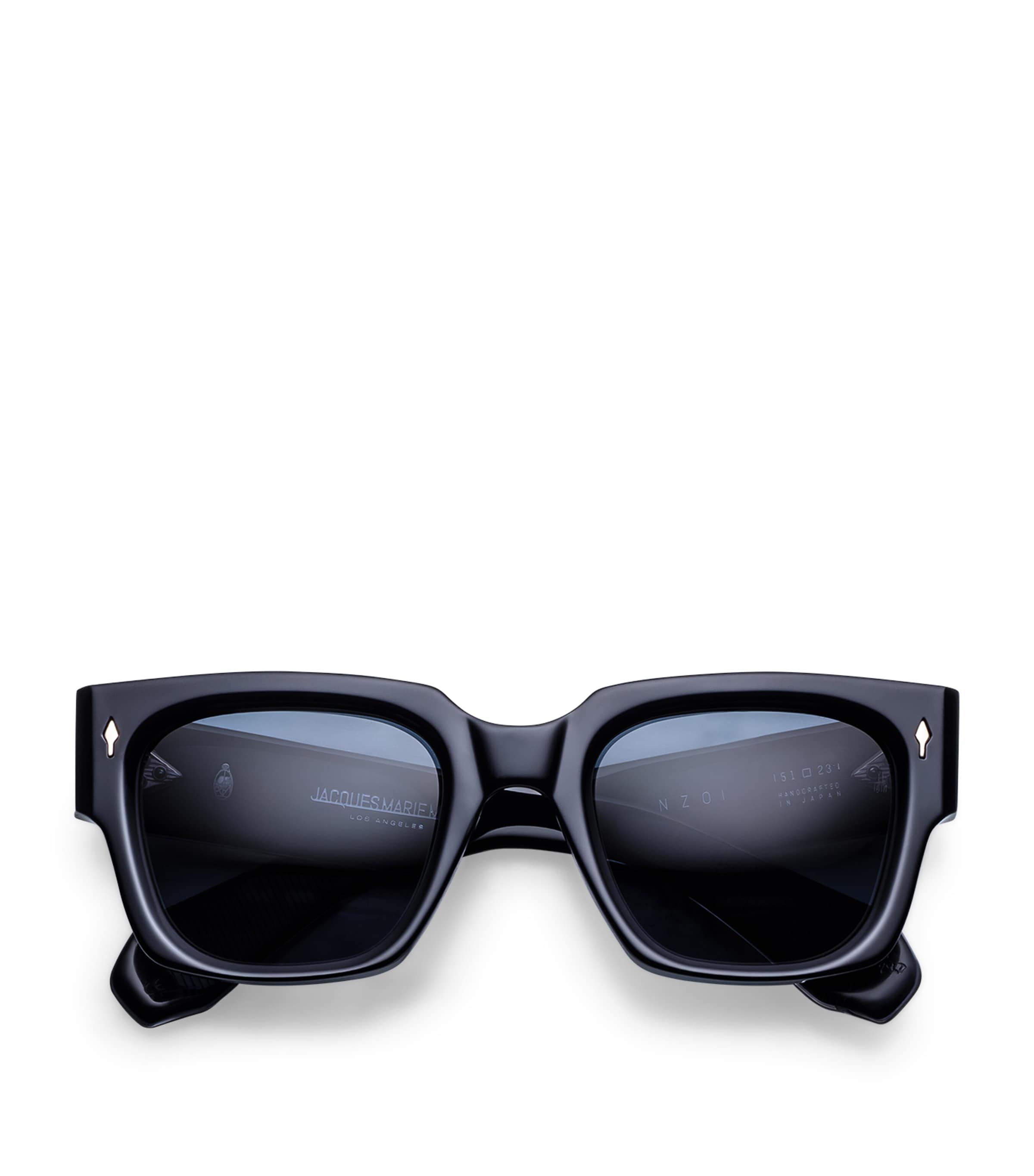 Jacques Marie Mage Acetate Enzo Sunglasses Obsidian Haze