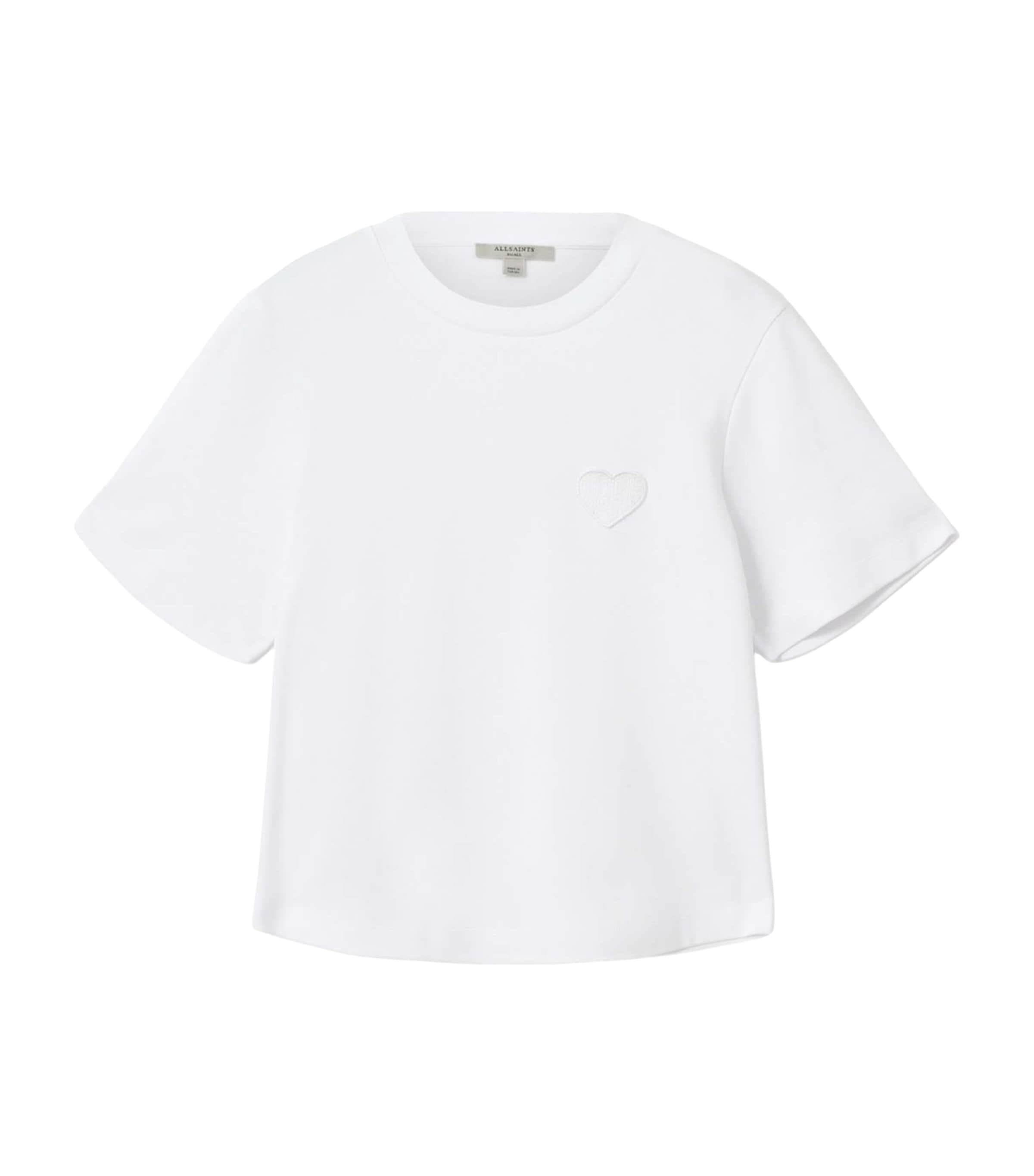 AllSaints Womens Organic Cotton Lover Lisa T-Shirt White