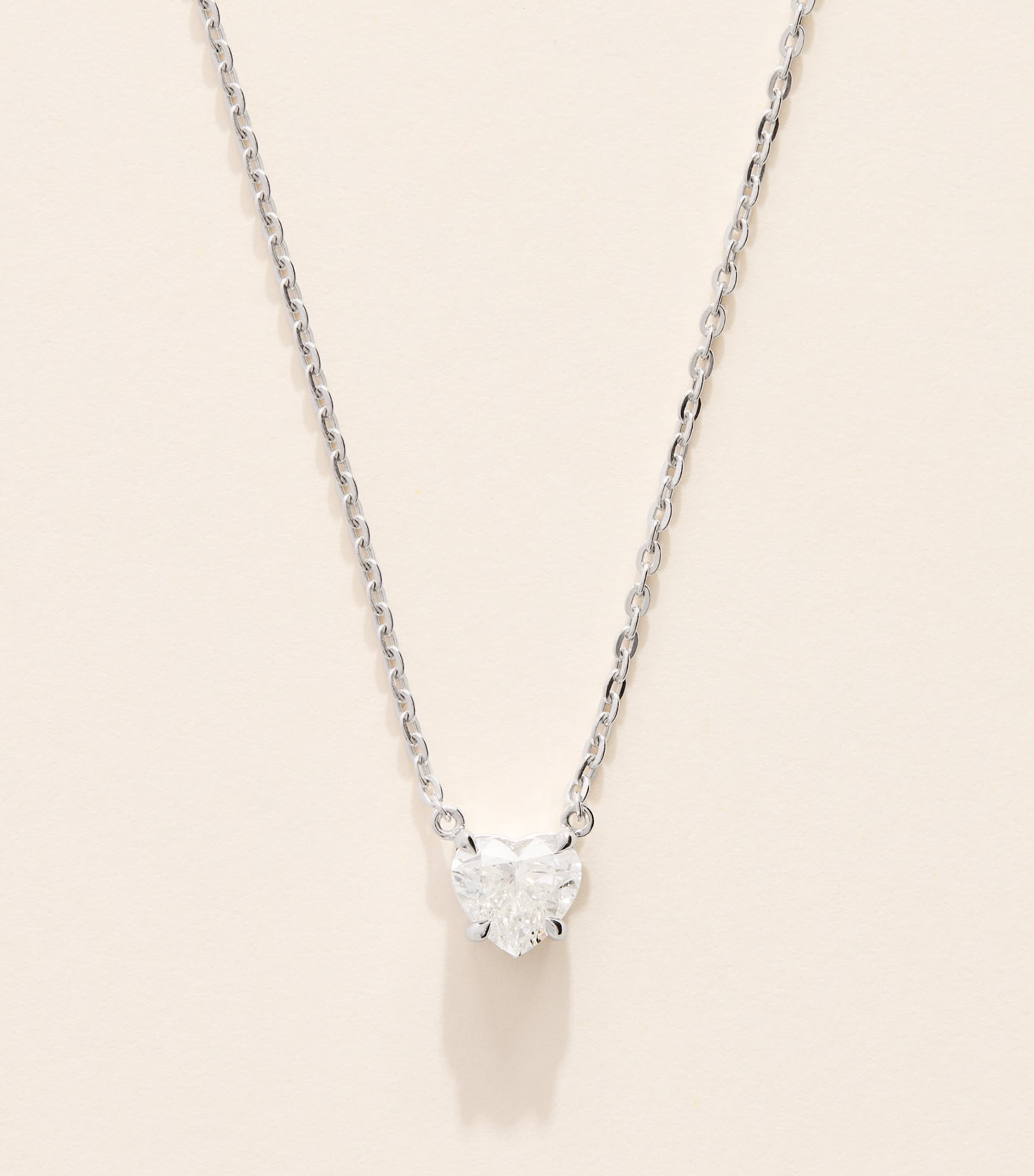 Harrods White Gold and Diamond Pendant Necklace (0.75ct) White Gold