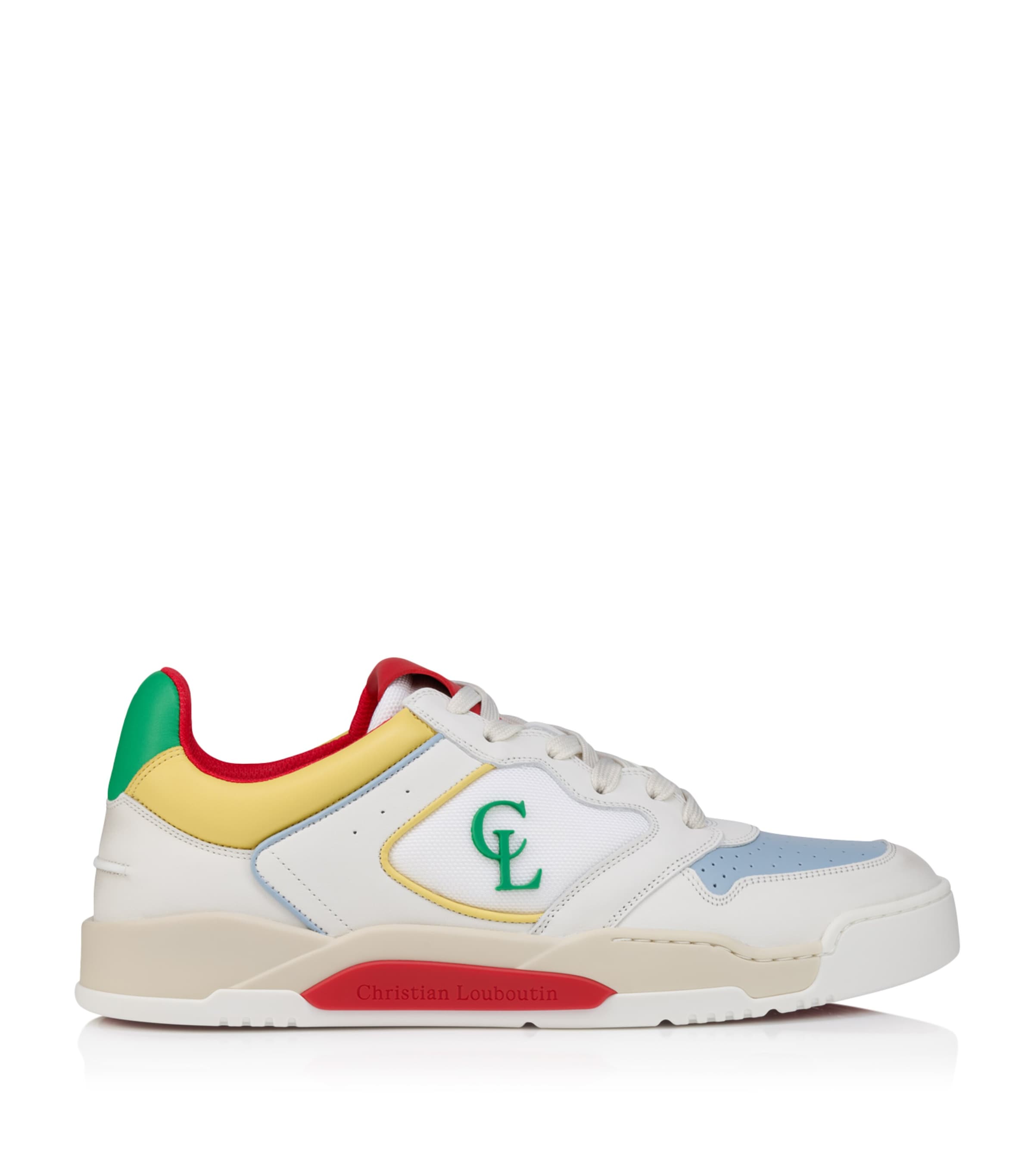 Christian Louboutin Bsktball 1 Retero Leather Trainers