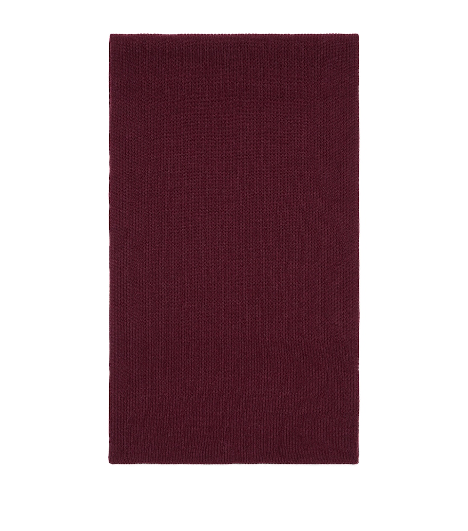 Cashmere English Rib Scarf