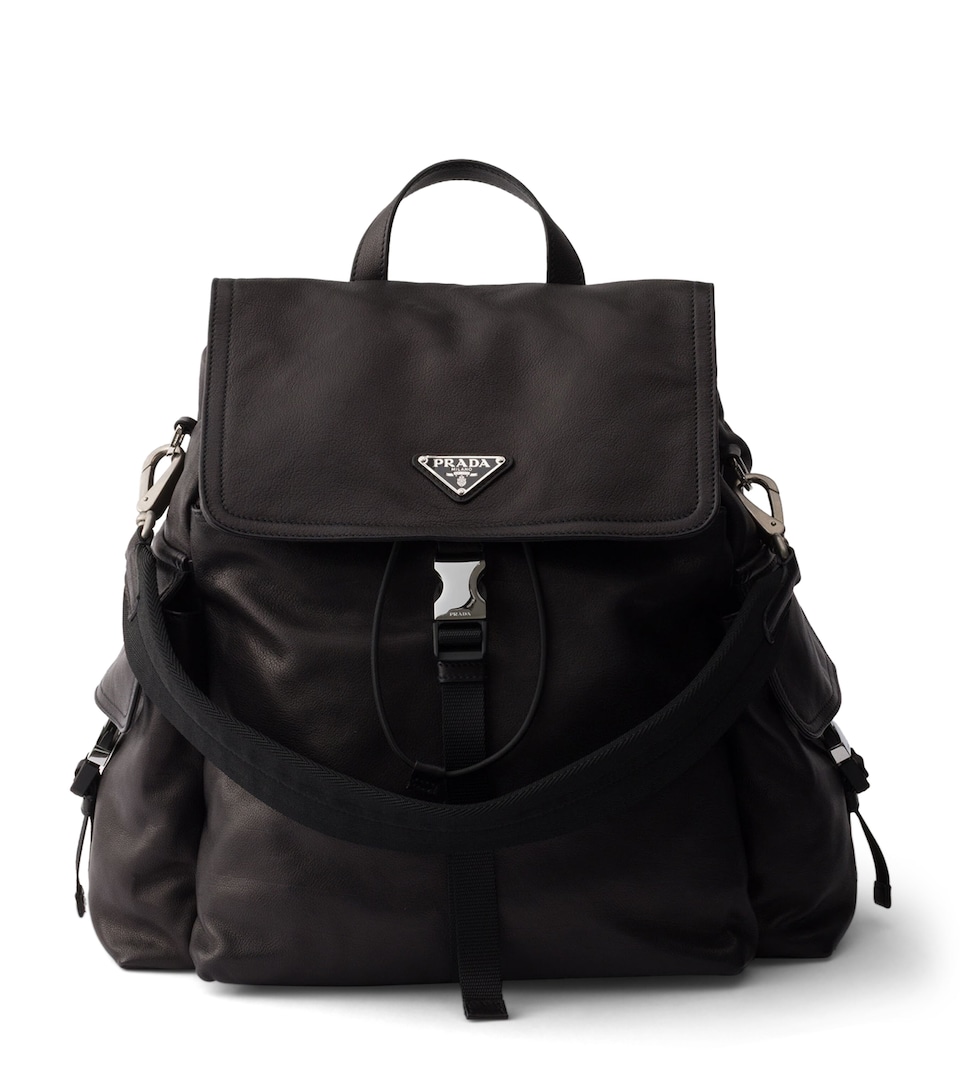 Prada Leather Explore Backpack