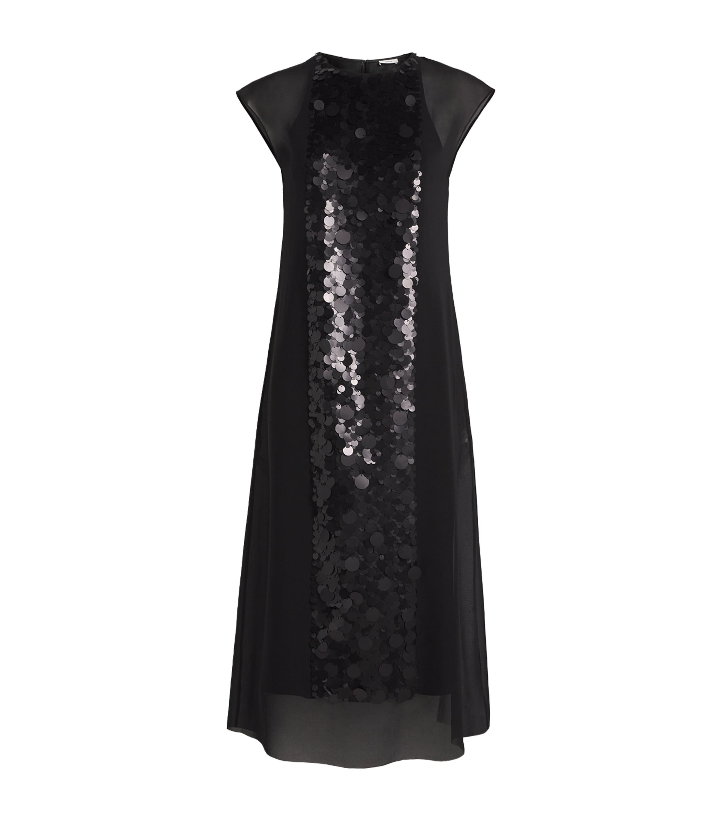 Chiffon Boulle 2-Piece Midi Dress