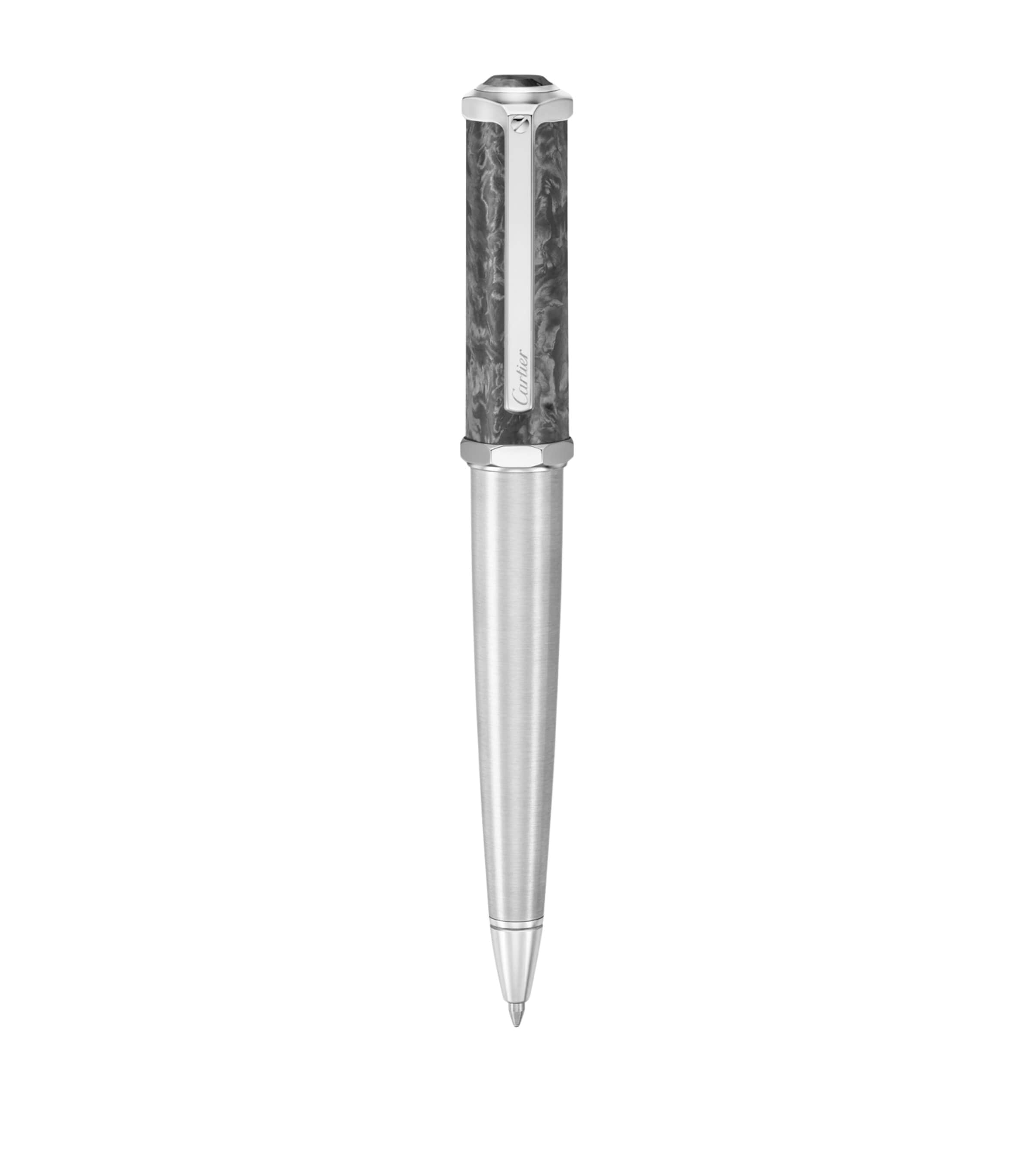 Cartier Santos-Dumont Ballpoint Pen Grey