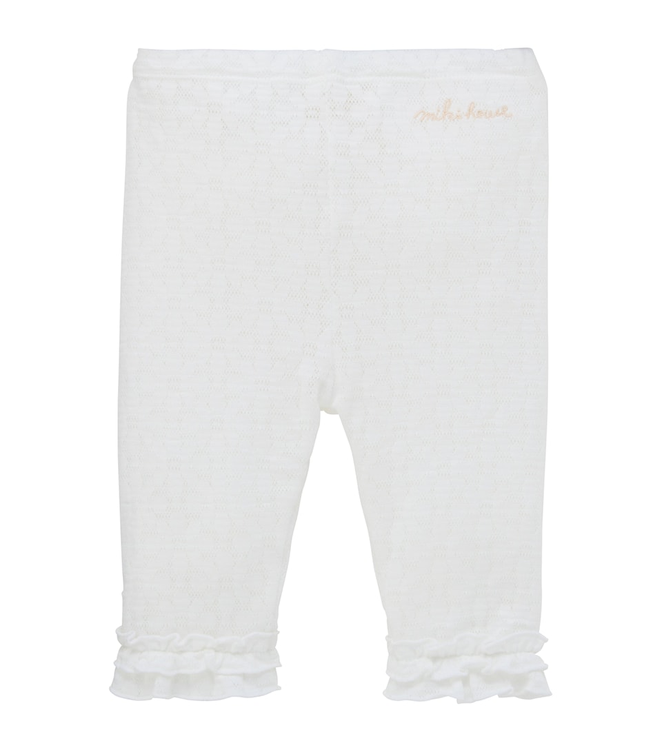 Miki House Cotton-Blend Ruffled Trousers (2-9 Years)