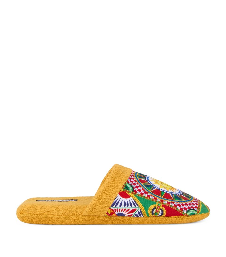 Dolce&Gabbana Casa Caretto Slippers Carretto/giallo