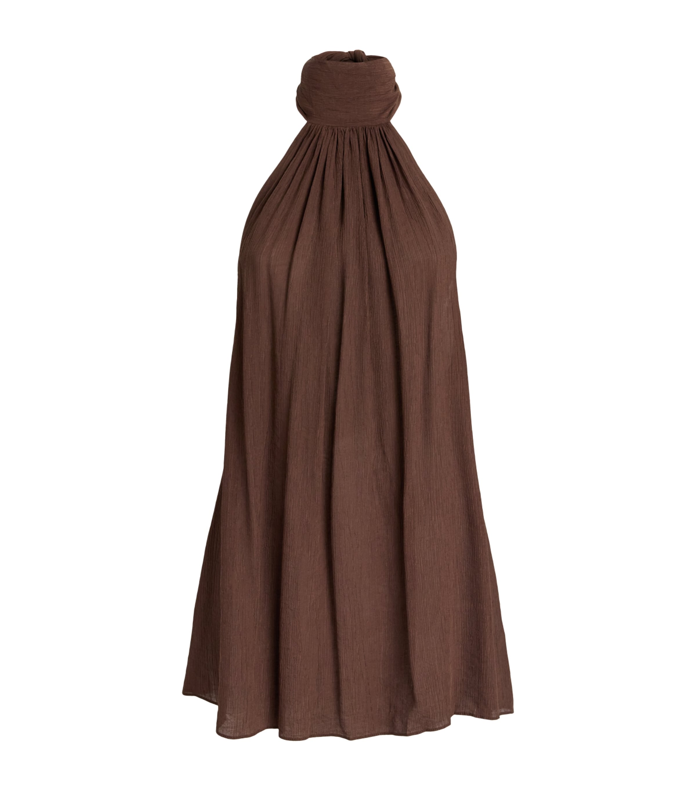 AWAY THAT DAY Womens Ibiza Mini Dress Espresso