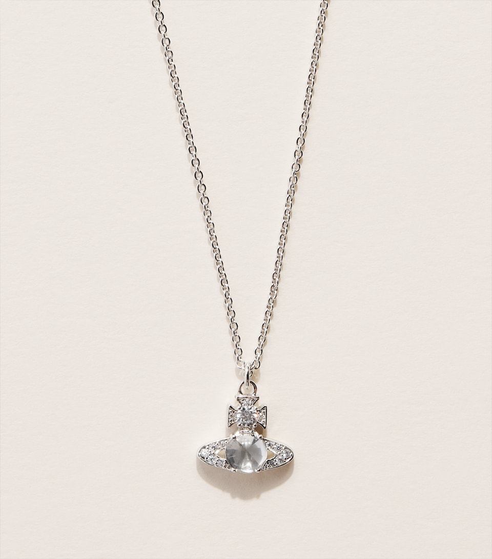 Vivienne Westwood Crystal Orb Ondina Necklace Cz