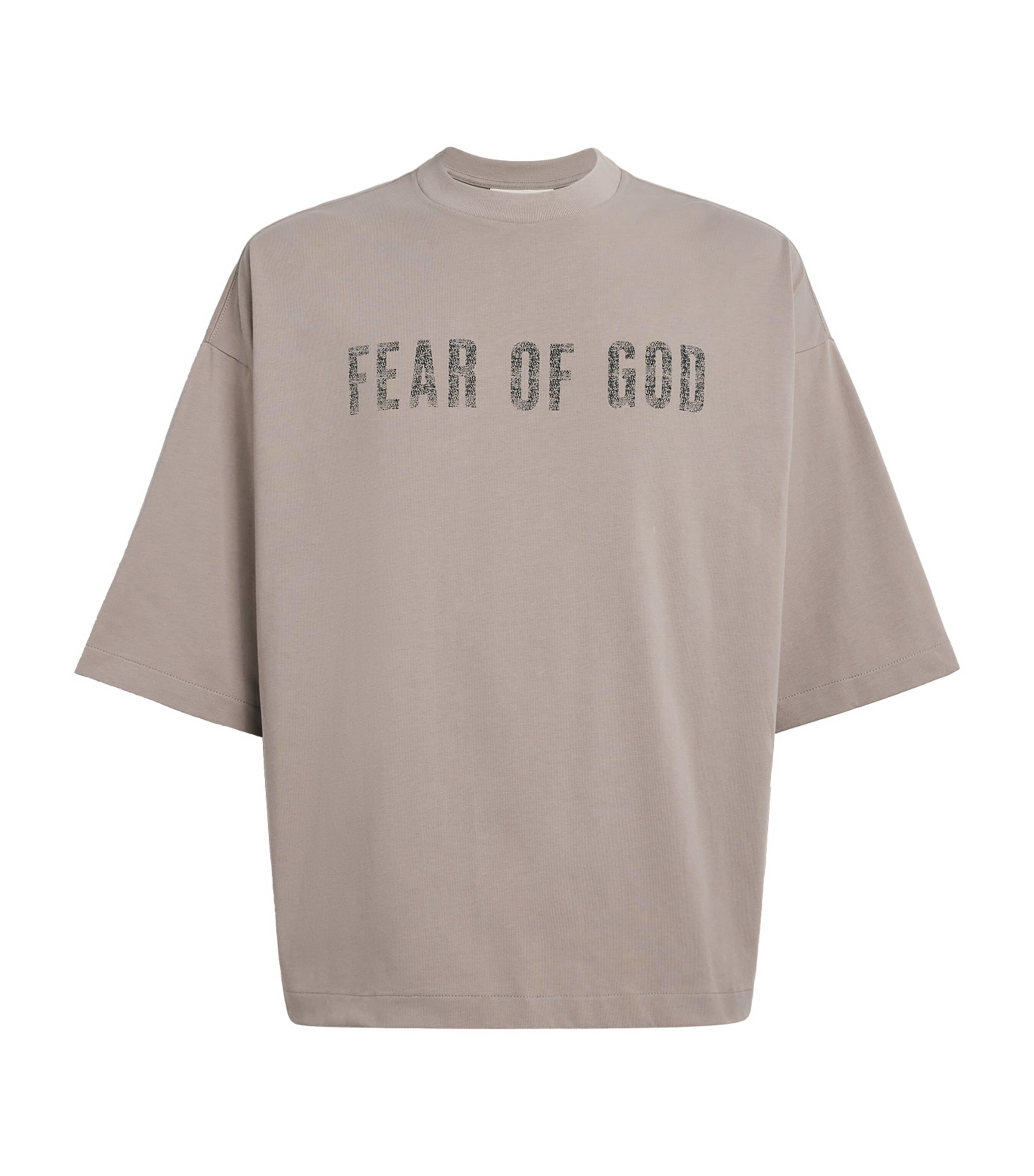 FEAR OF GOD ESSENTIALS Mens Cotton Boxy Merch T-Shirt Seal