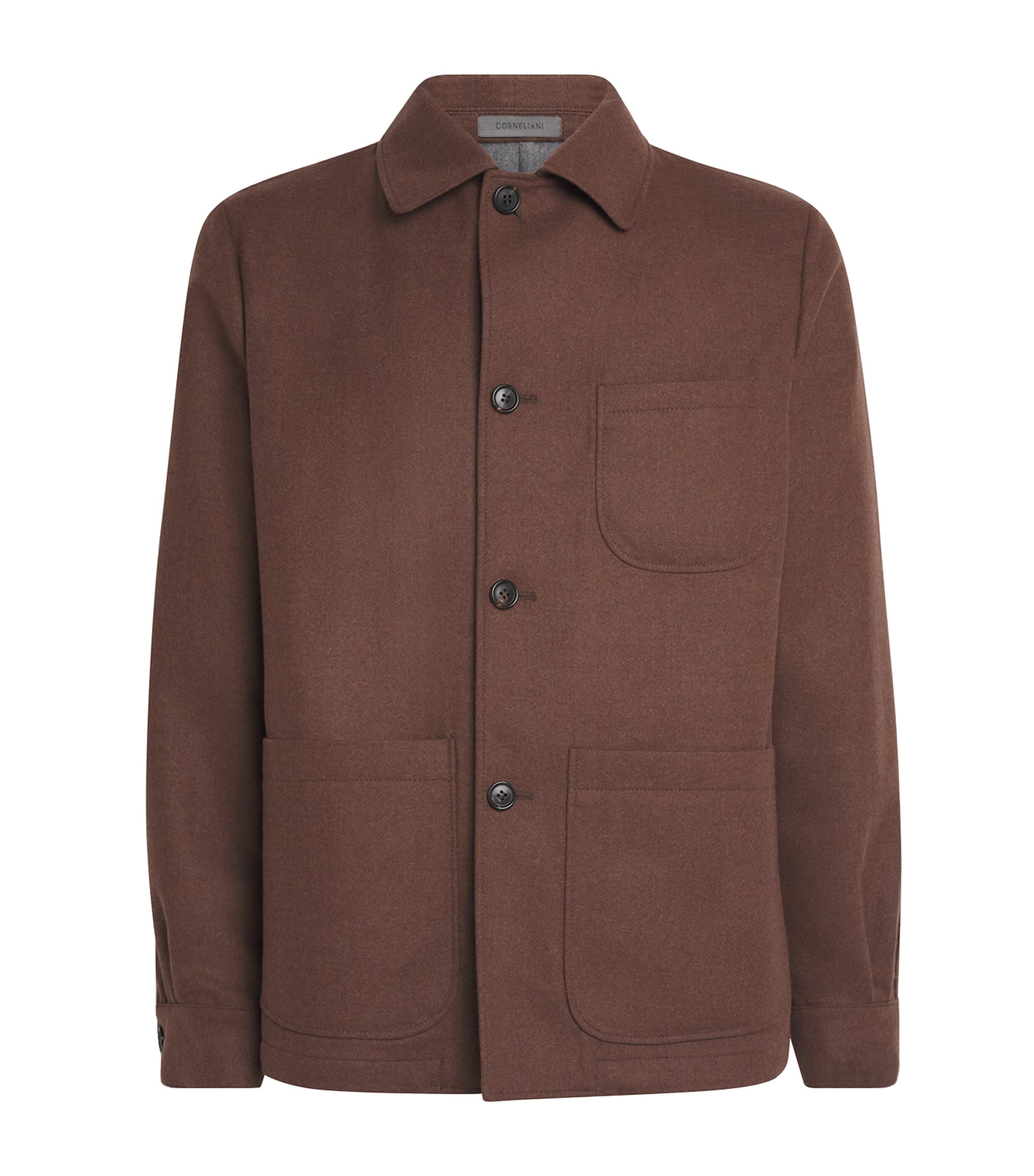 Wool-Silk Overshirt