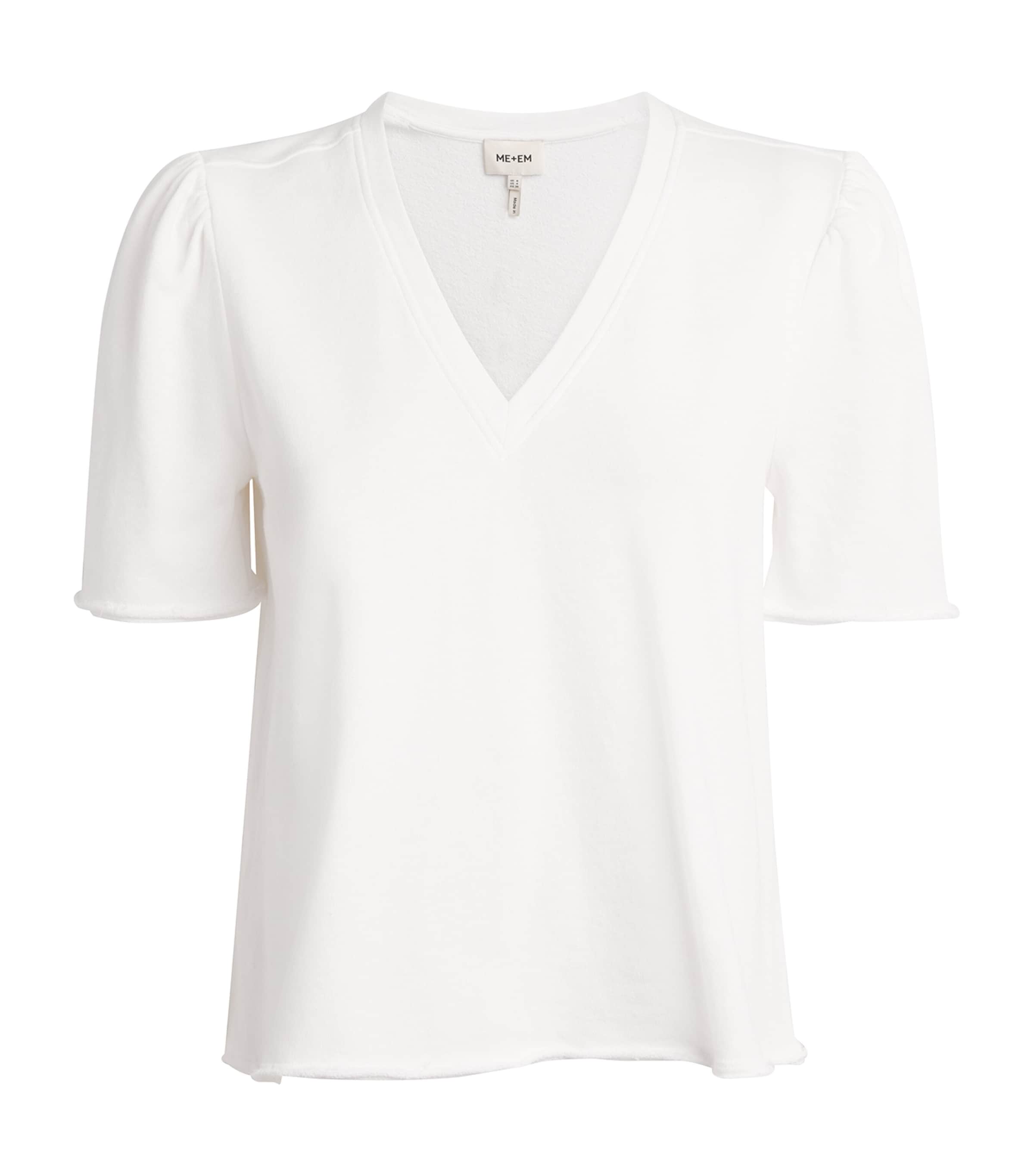 Cotton Swing V-Neck T-Shirt