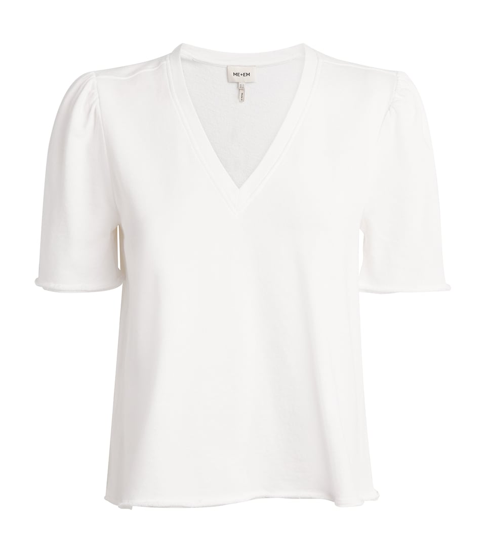 Cotton Swing V-Neck T-Shirt