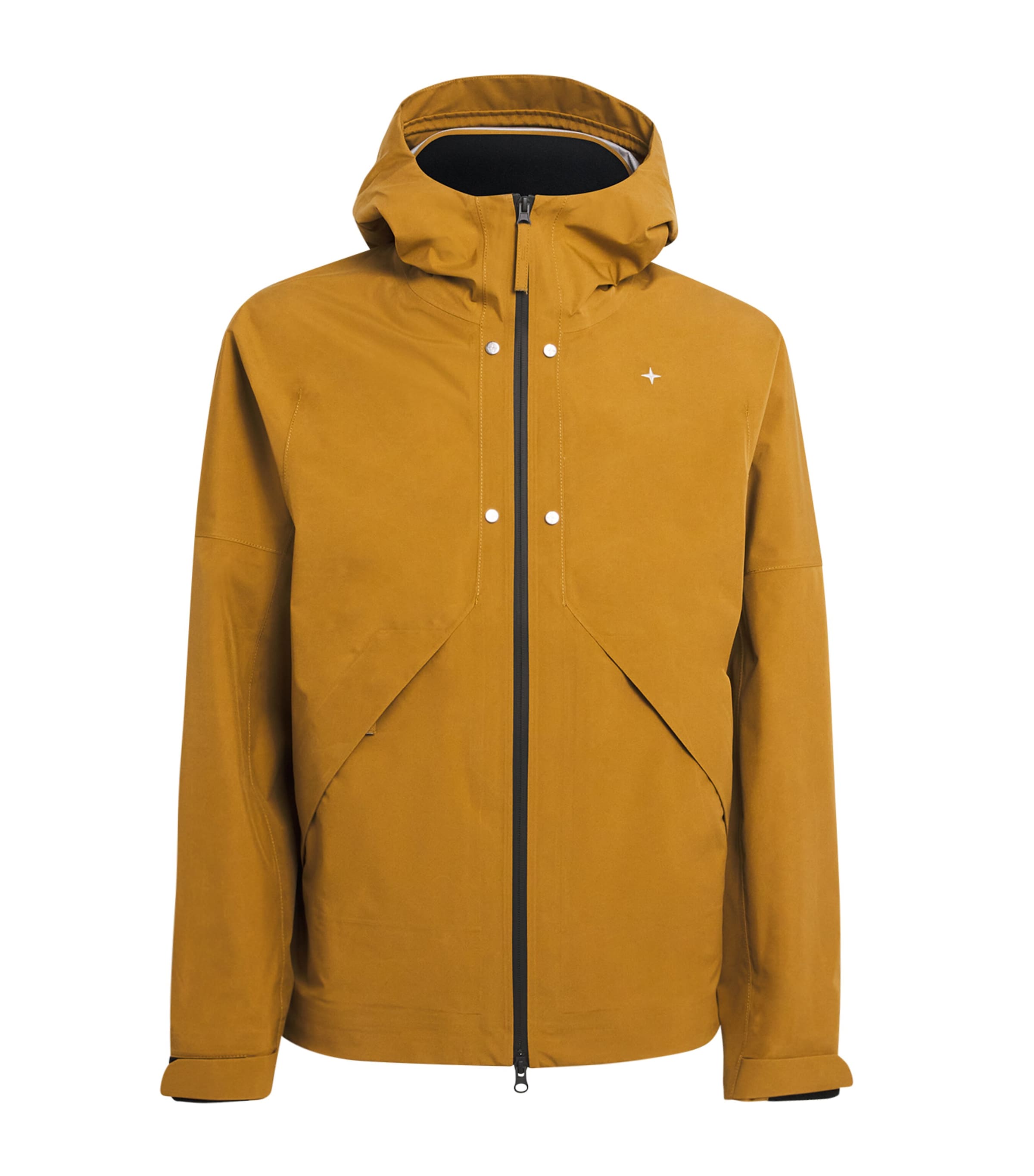 Water-Resistant Hooded Short Coat