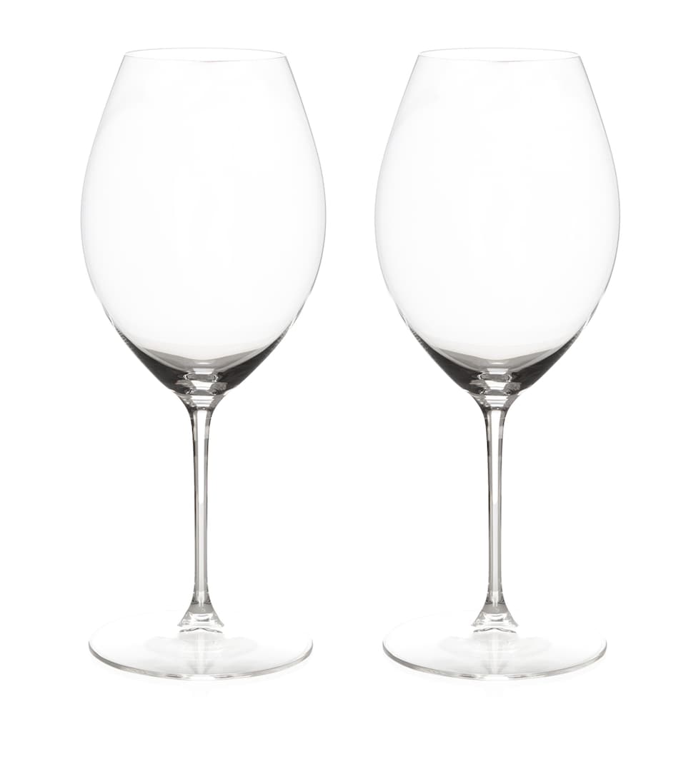 Set of 2 Crystal Veritas Old World Syrah Wine Glasses (630ml)