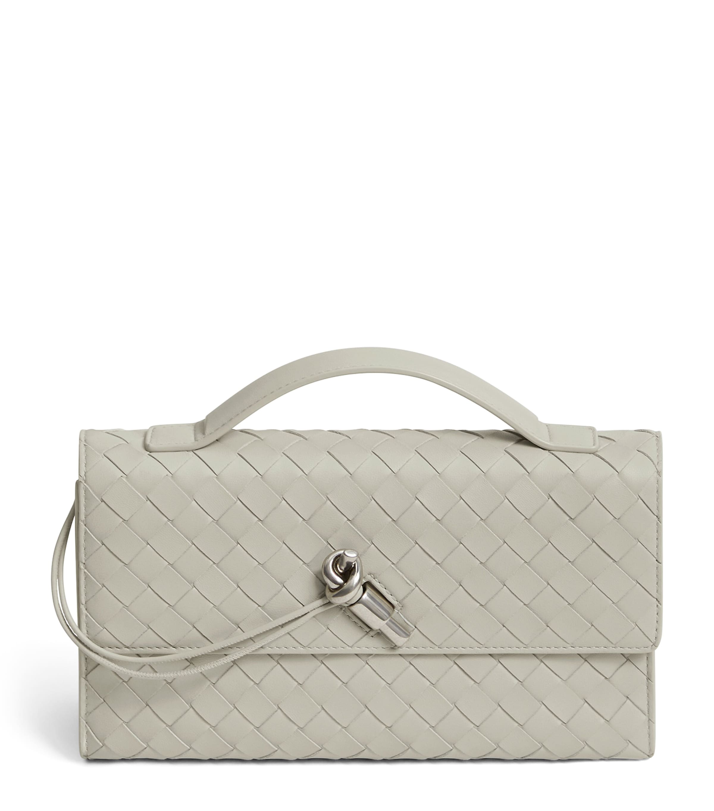 Bottega Veneta Leather Andiamo Top-Handle Bag