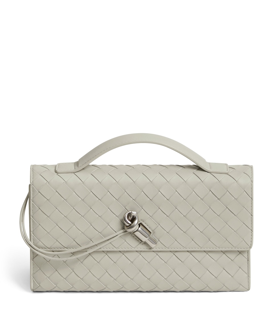Bottega Veneta Leather Andiamo Top-Handle Bag