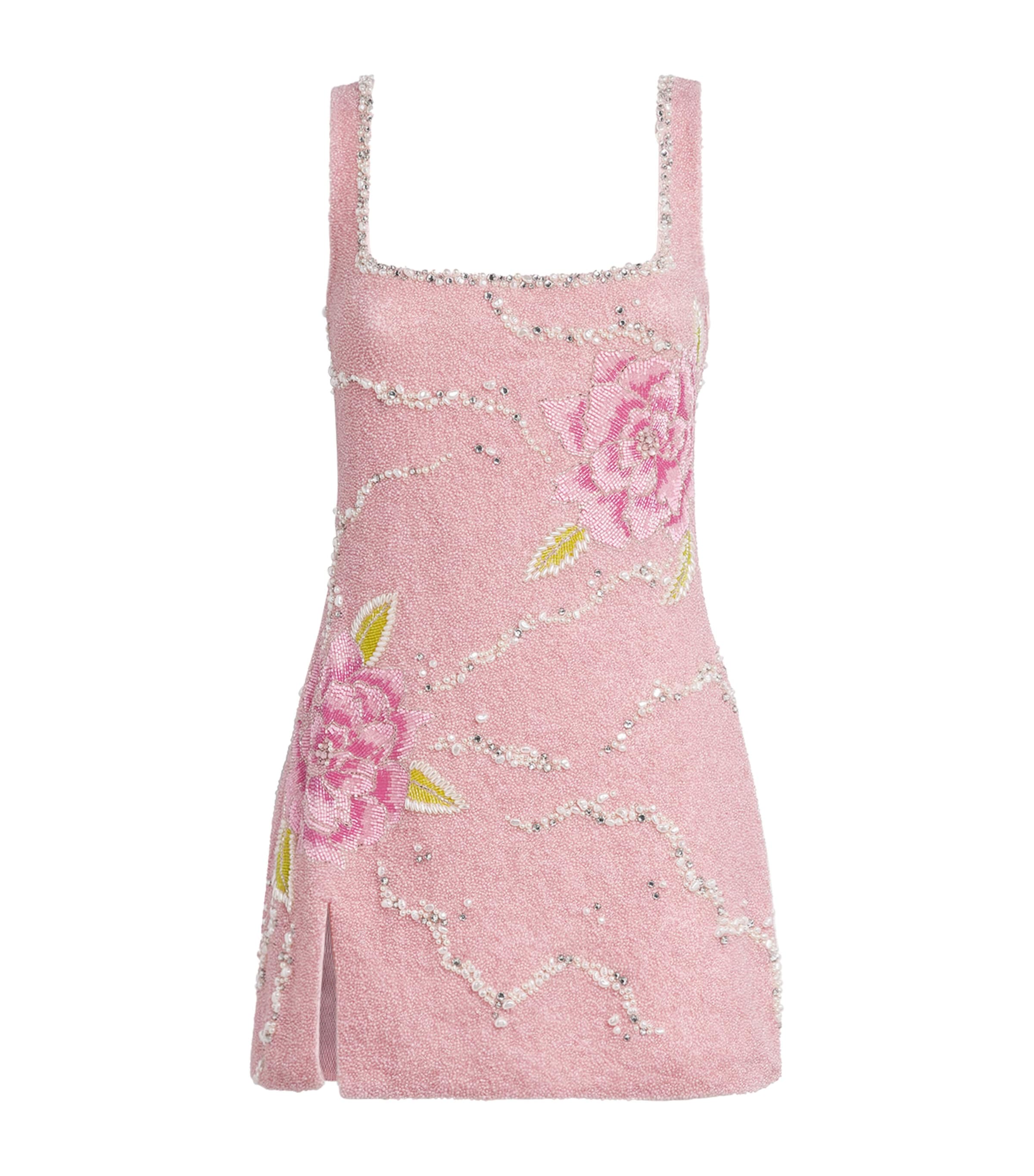 Clio Peppiatt Womens Peony Mini Dress Pink