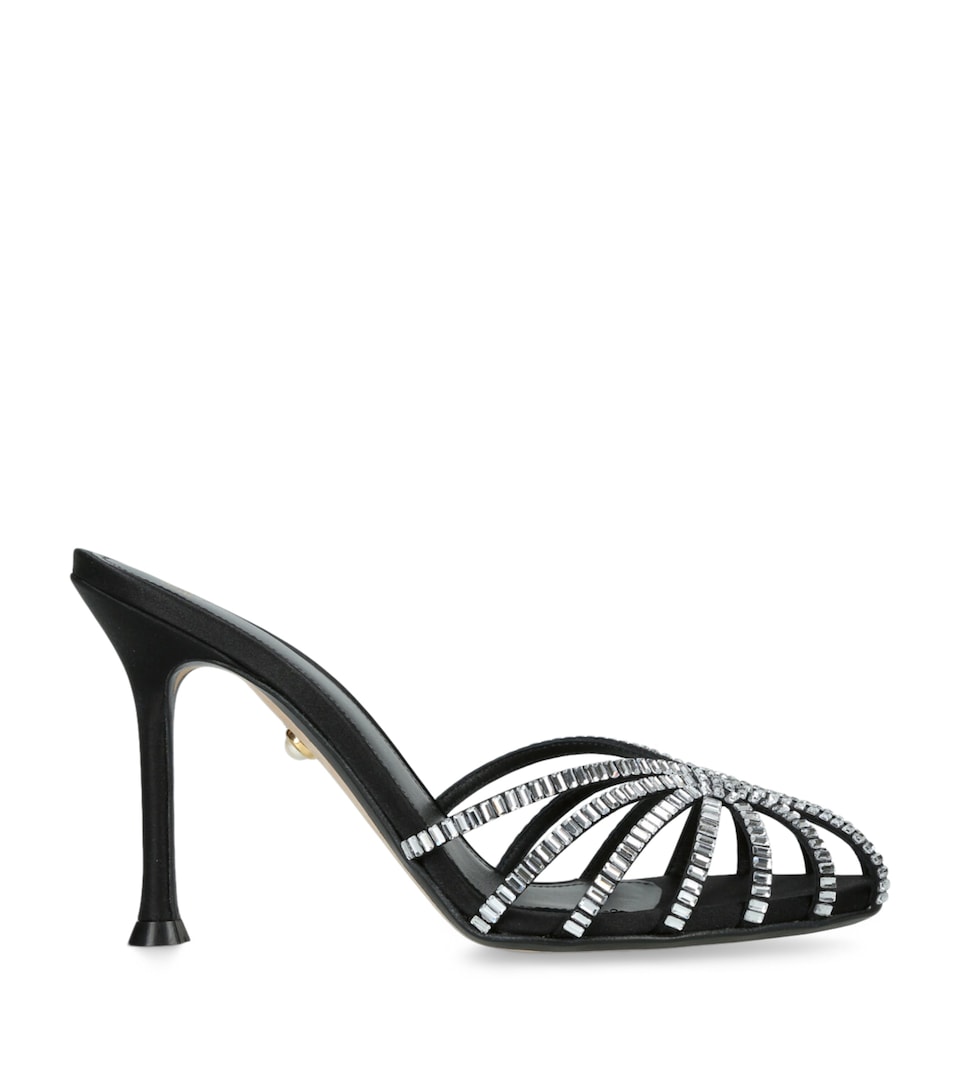 Satin Soraya Heeled Mules 95