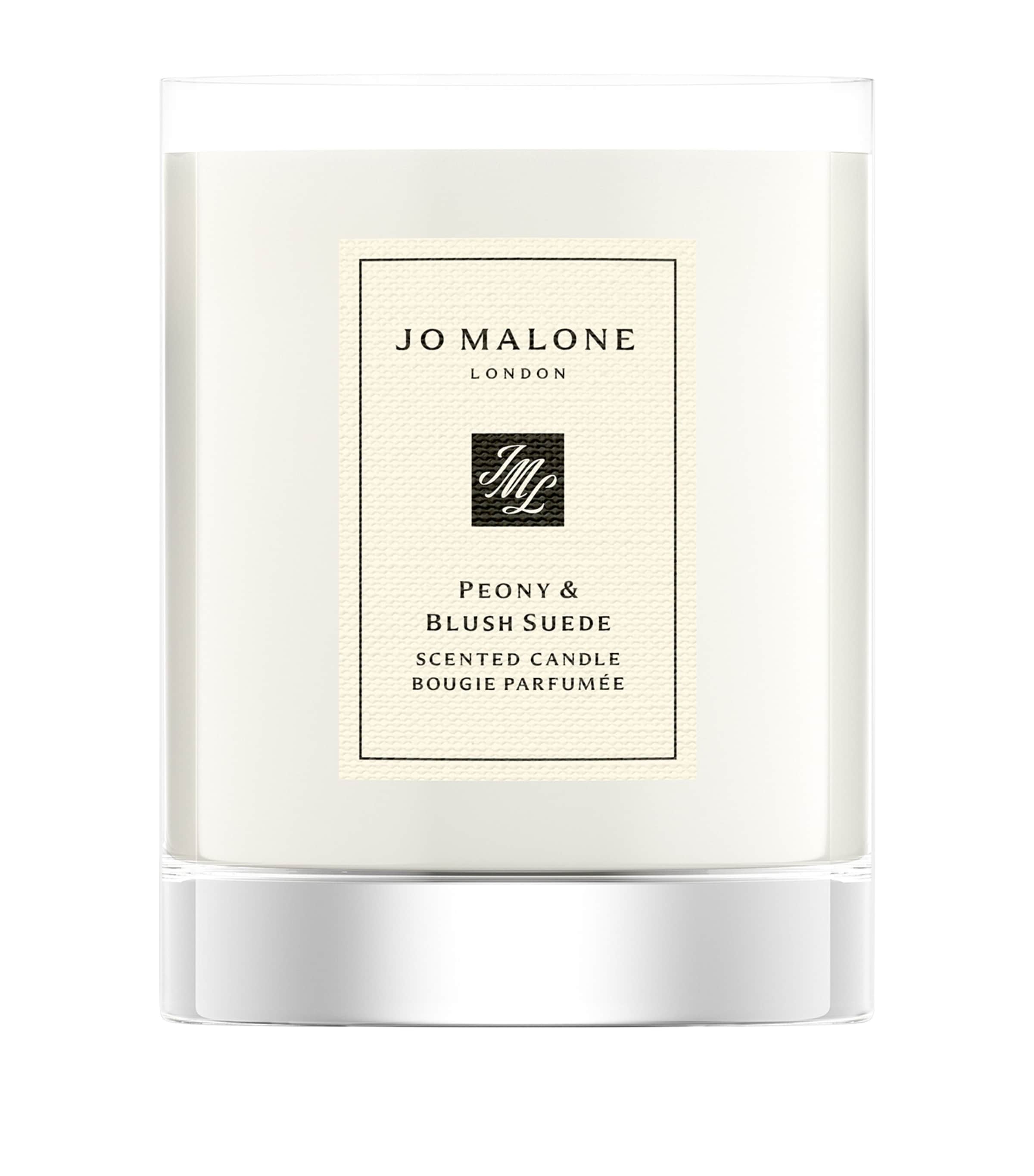 Peony & Blush Suede Travel Candle (65g)