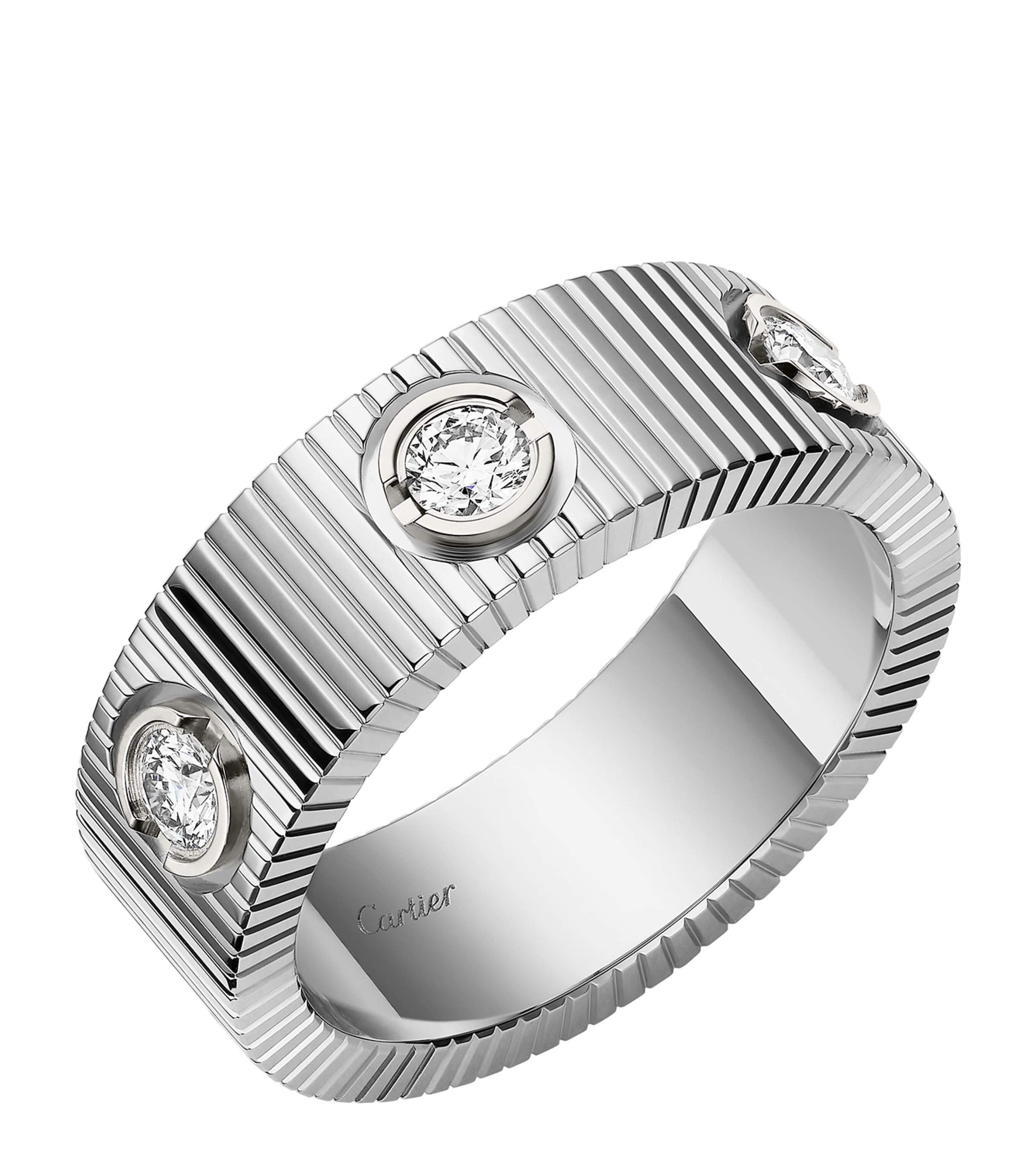 Cartier White Gold and Diamond LOVE Unlimited Ring White Gold