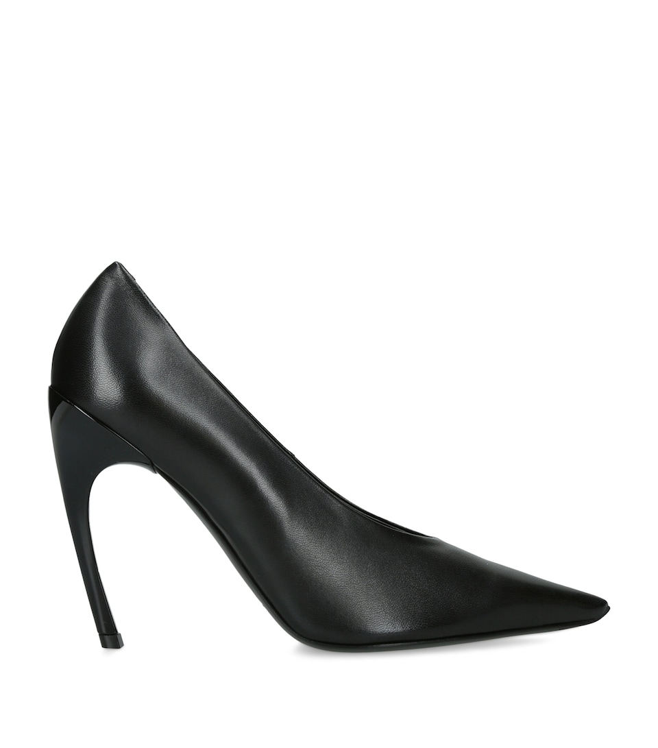 Roger Vivier Leather Choc Pumps 100 Black