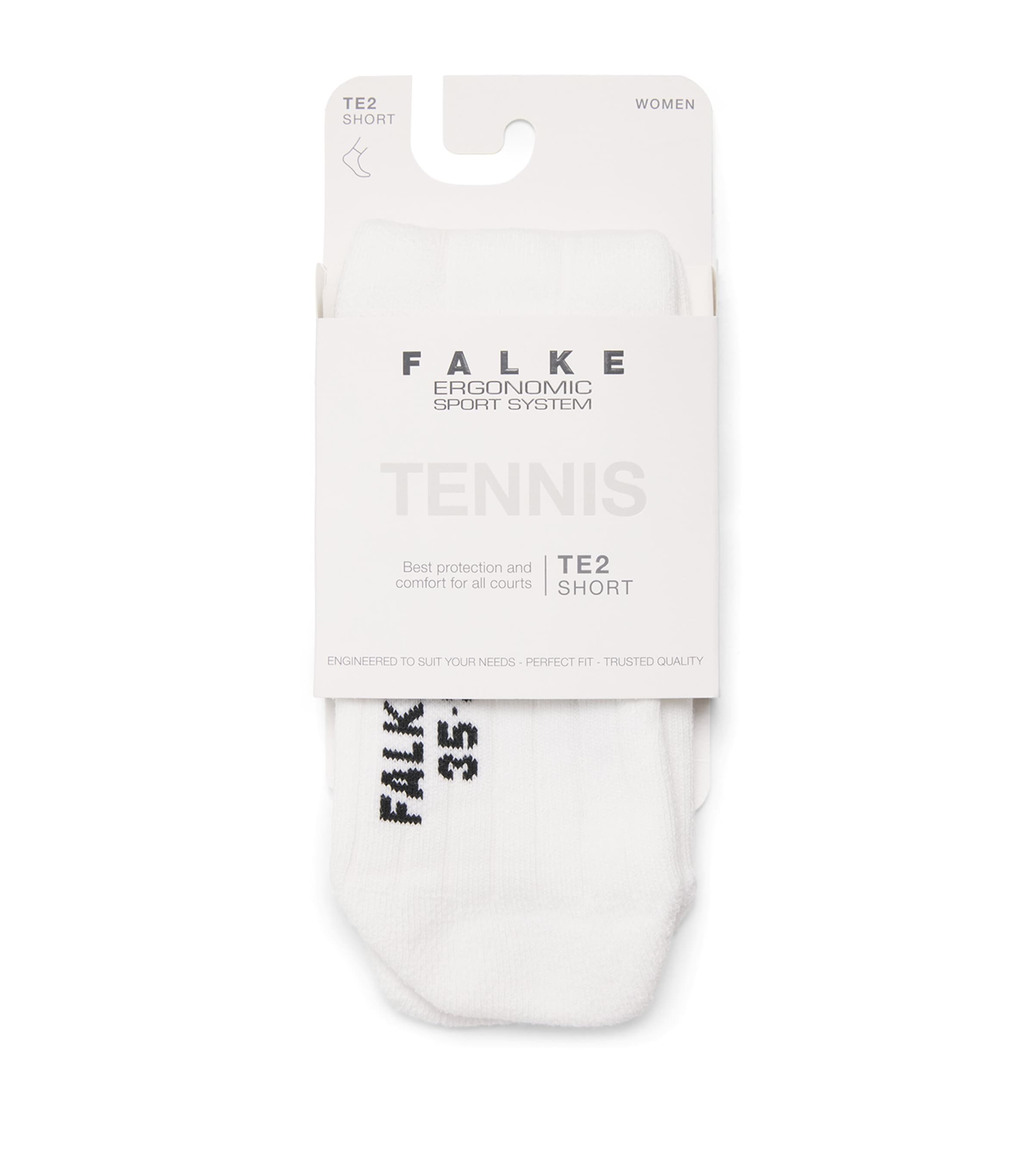 Falke Womens TE2 Tennis Socks White