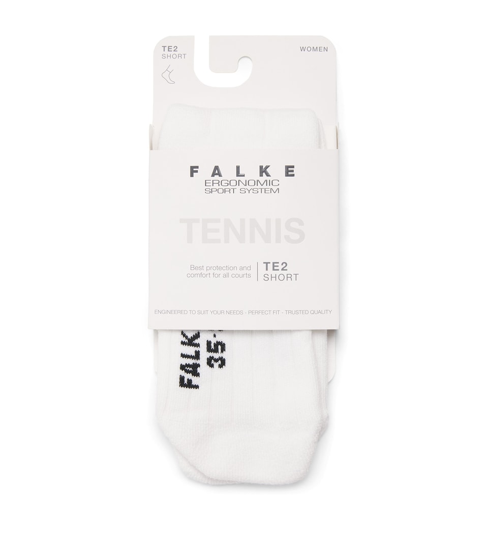 Falke Womens TE2 Tennis Socks White