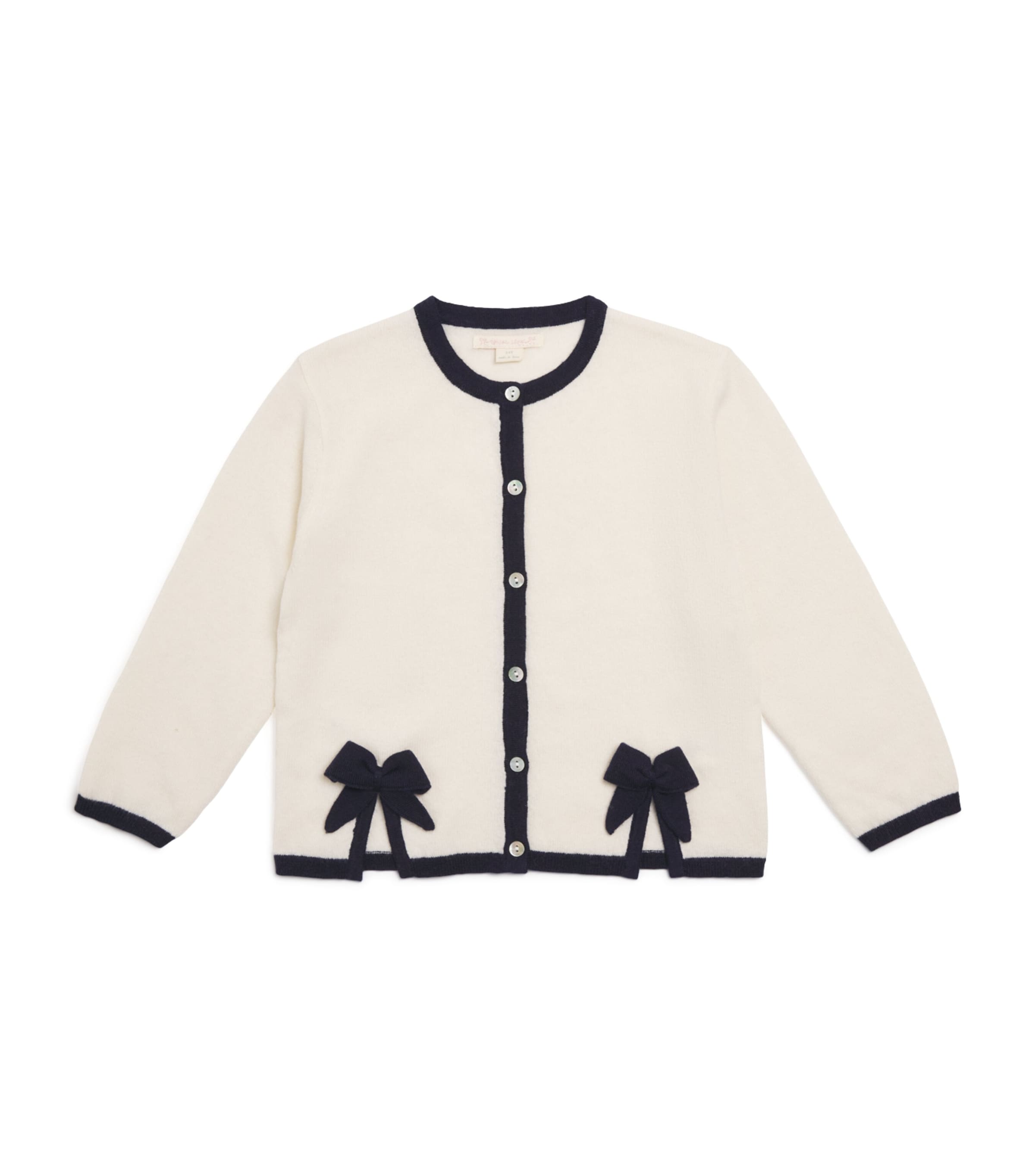Wool Bow Alette Cardigan (2-4 Years)