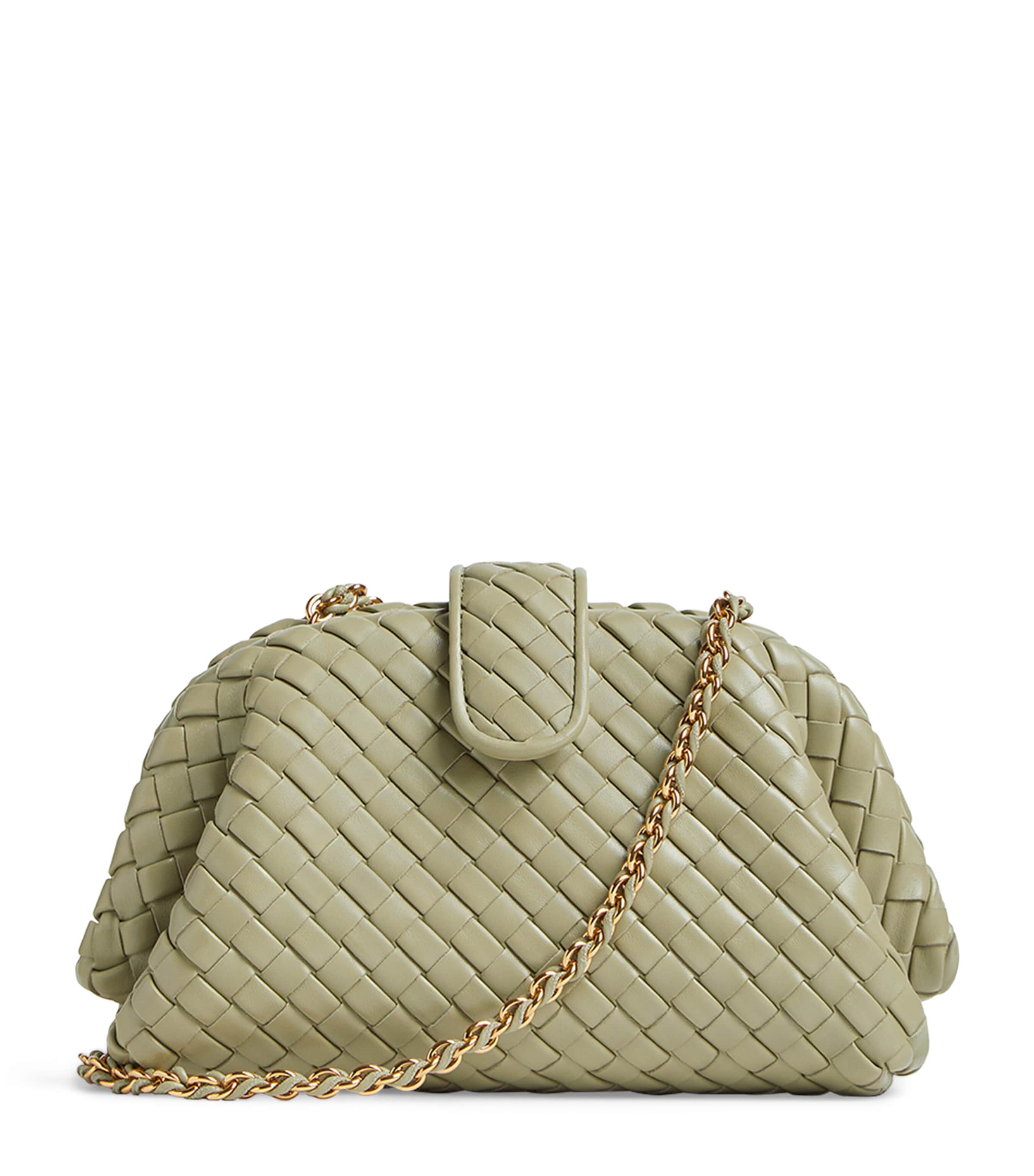 Bottega Veneta Small Lambskin Lauren 1980 Clutch Bag
