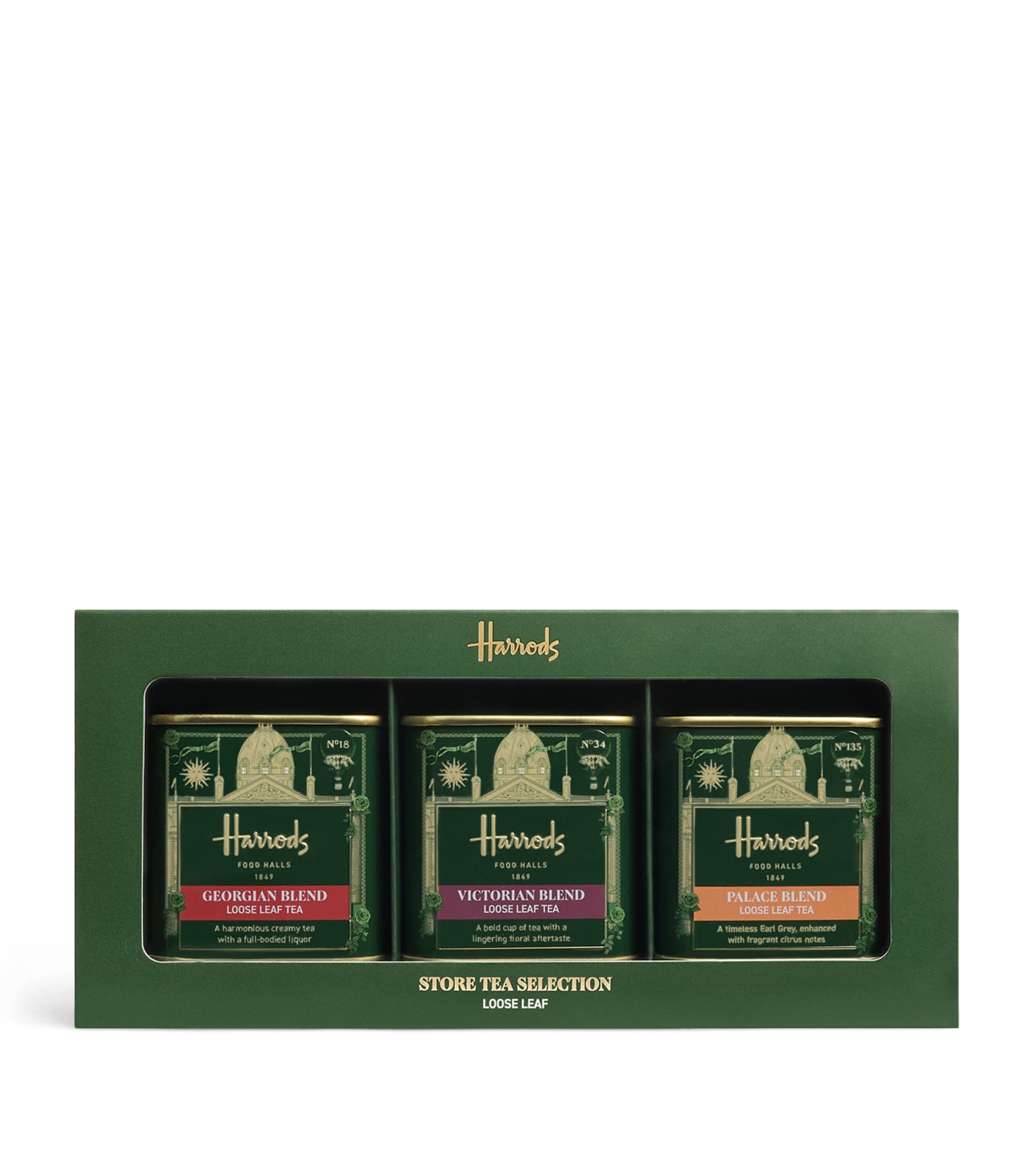Harrods Store Loose Leaf Tea Selection (3 x 50g)