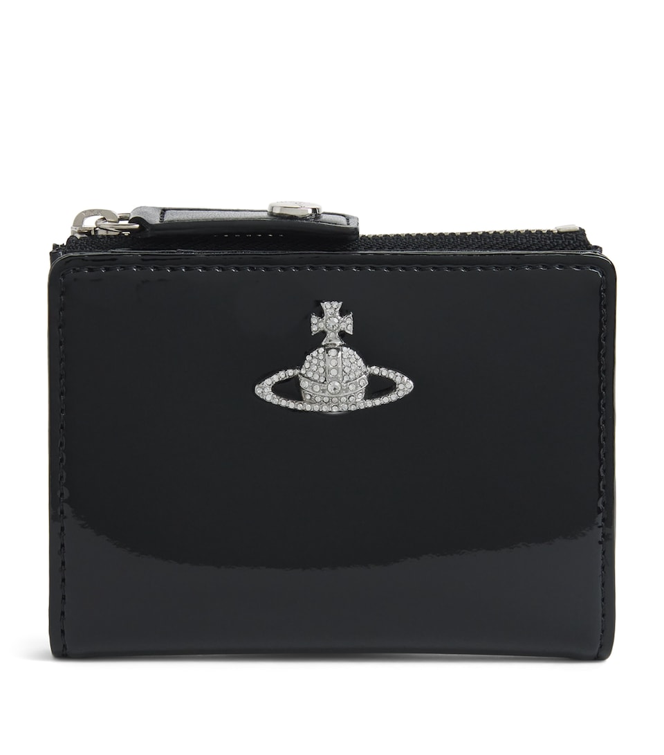 Vivienne Westwood Orb Zipped Card Holder Black