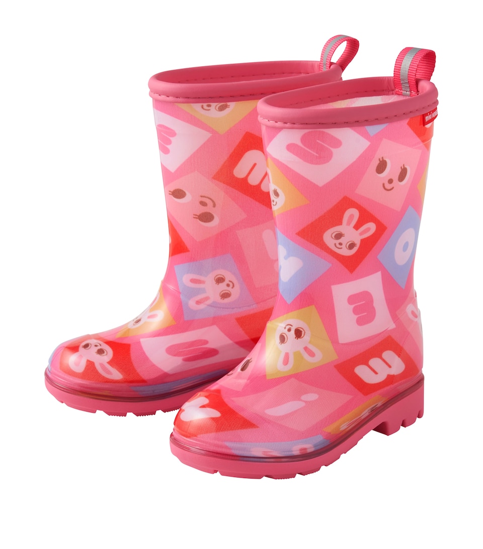 Rabbit Print Rain Boots