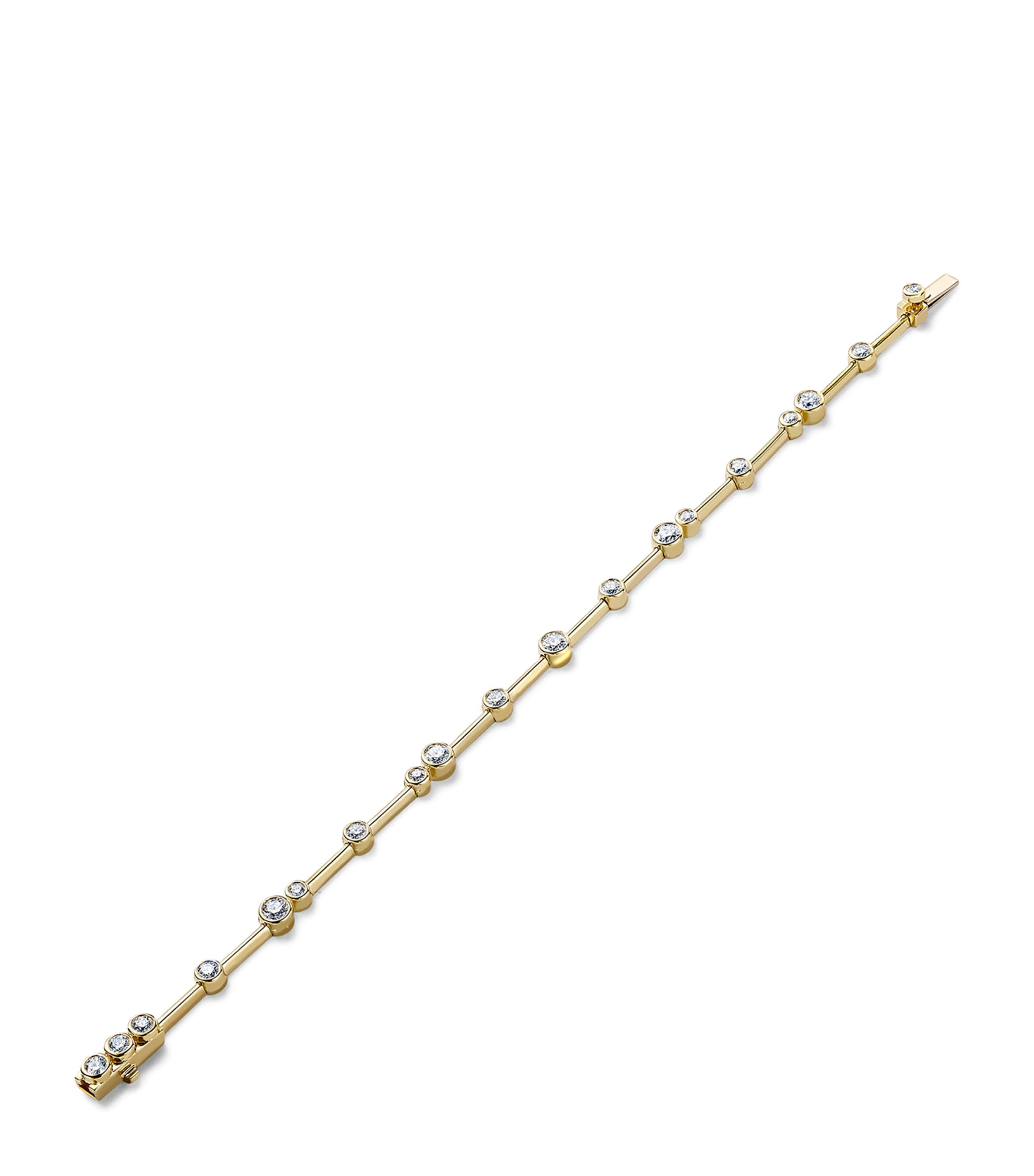 Boodles Yellow Gold and Diamond Raindance Bracelet Carat Yellow Gold