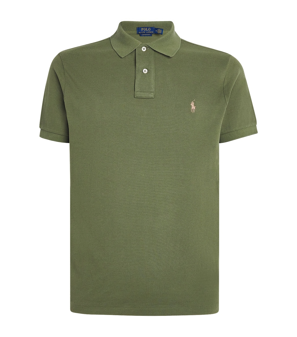 Cotton Mesh Custom-Fit Polo Shirt