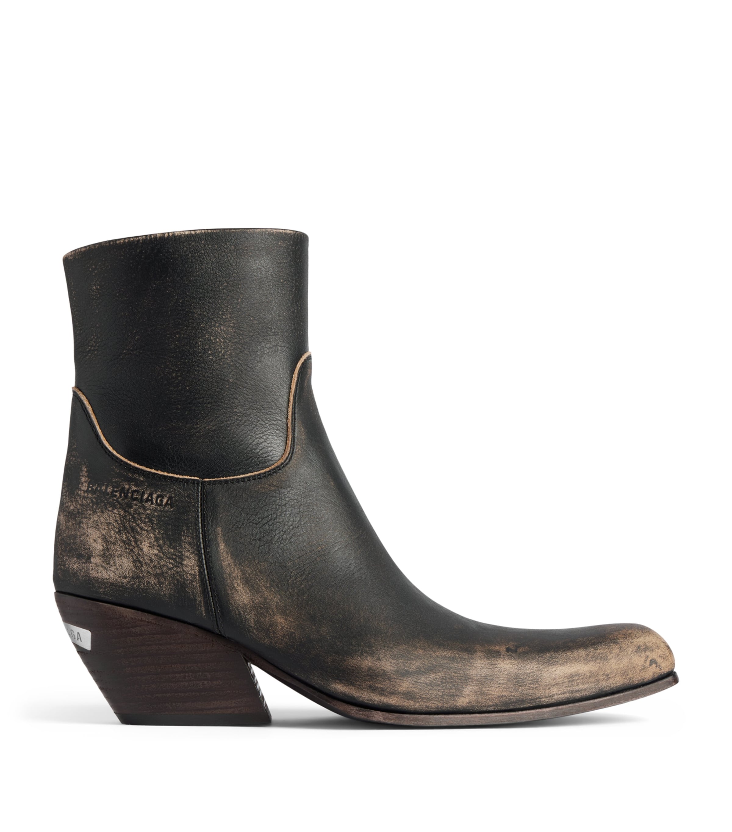 Balenciaga Bullskin Worn-Out Memphis Ankle Boots 55