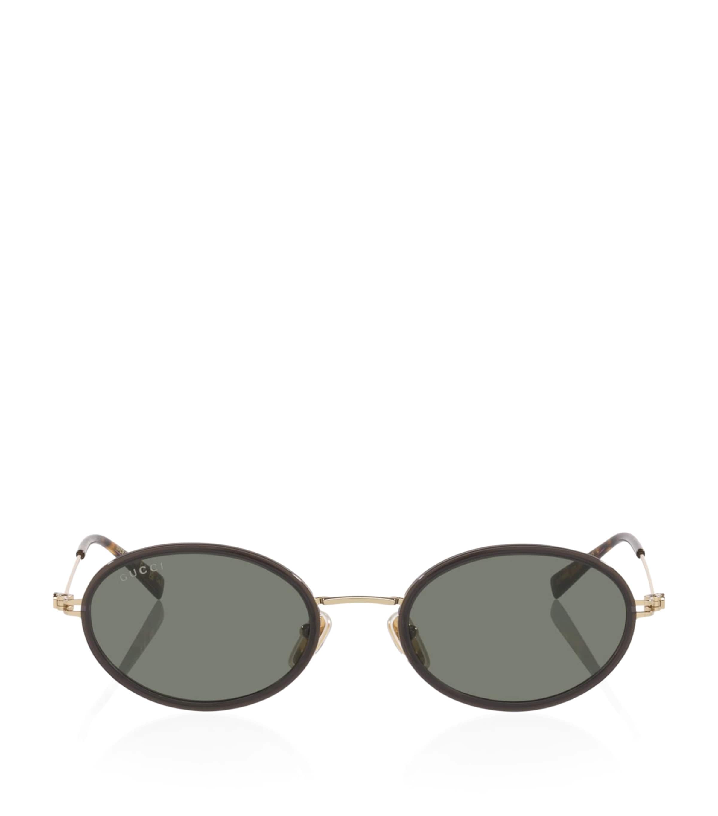 Gucci Oval Sunglasses Grey