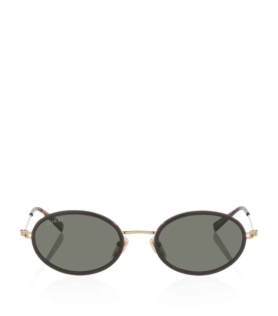 Gucci Oval Sunglasses Grey