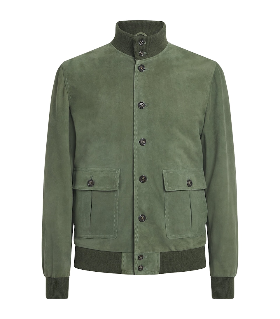 Valstar Mens Valstarino Suede Jacket Basil