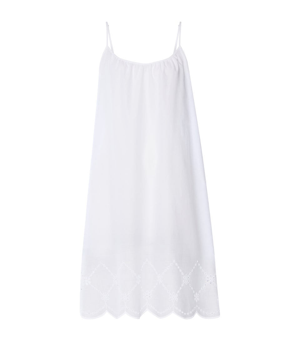 Hanro Womens Cotton Lumi Nightdress White