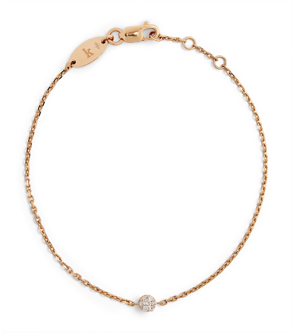 Rose Gold and Diamond Illusion Bracelet