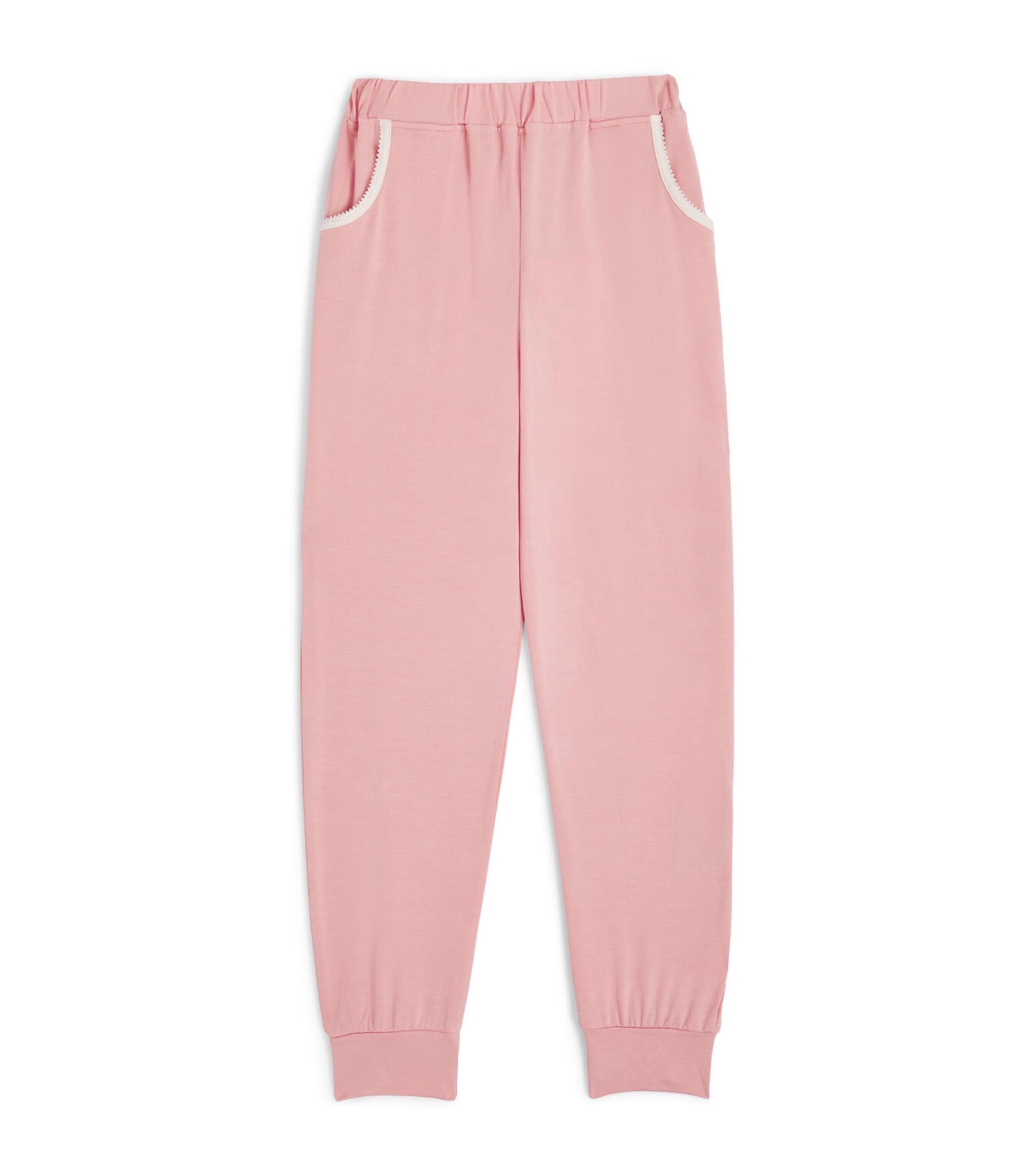 Homebody Kids Jersey Cuffed Pyjama Bottoms (4-12 Years) Pink