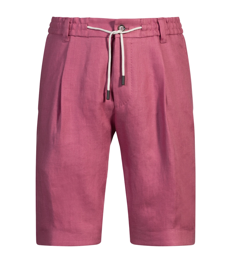 Linen Tapered Shorts