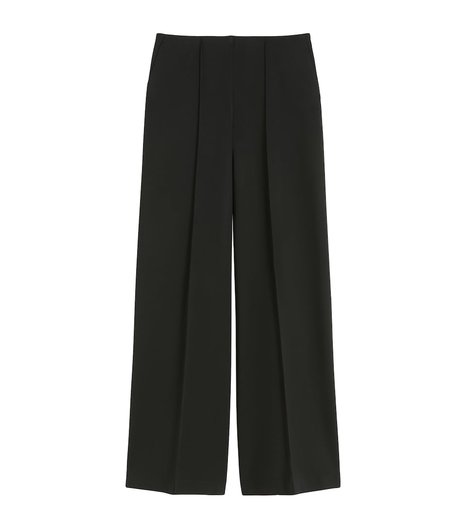 Jersey Wide-Leg Trousers