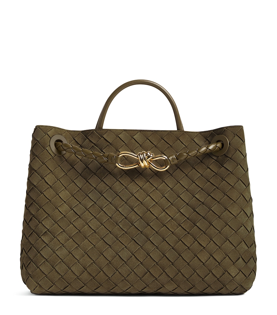 Suede Andiamo Top-Handle Bag