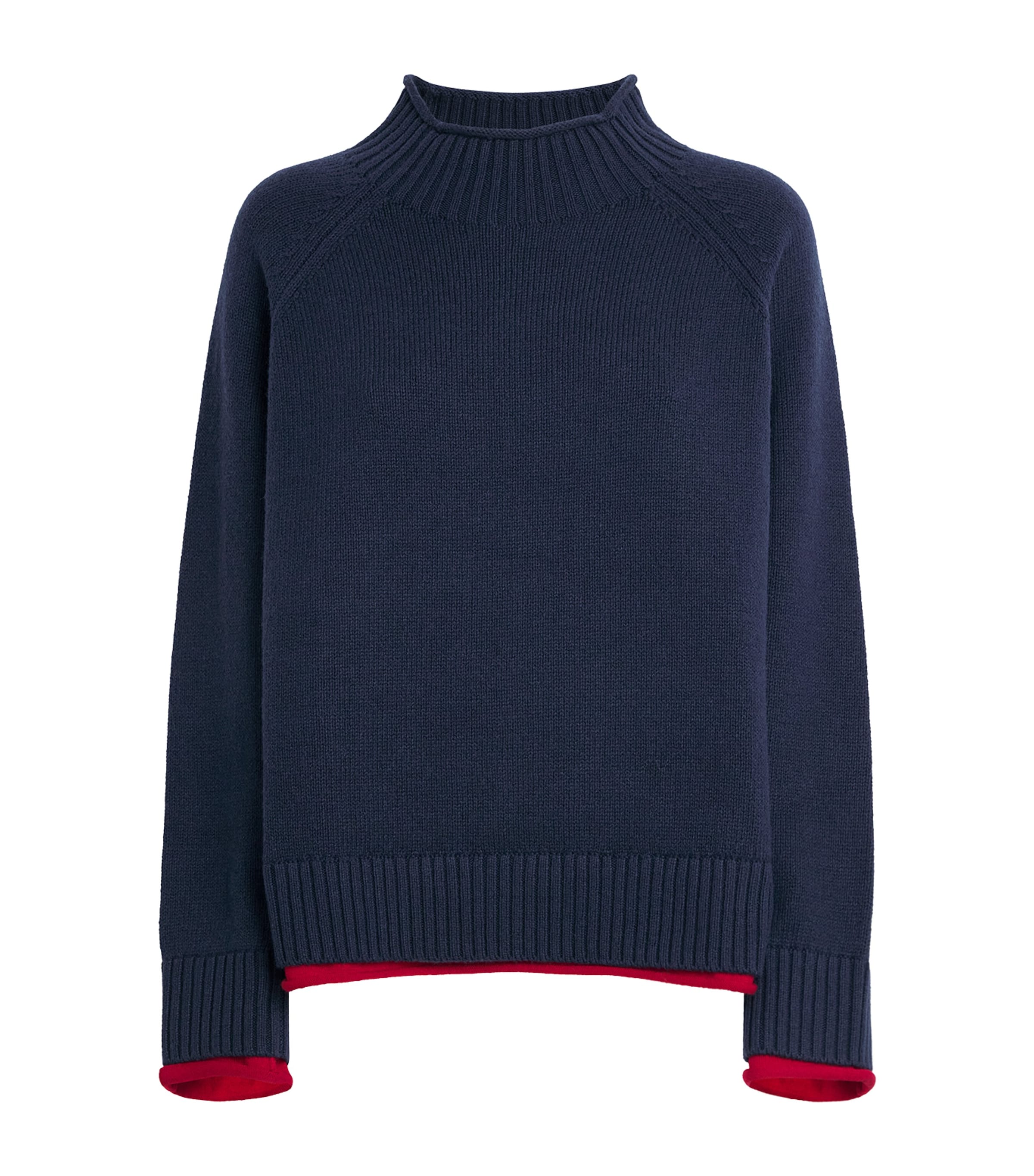 Rag & Bone Womens Cotton-Wool Hazel Sweater Navy