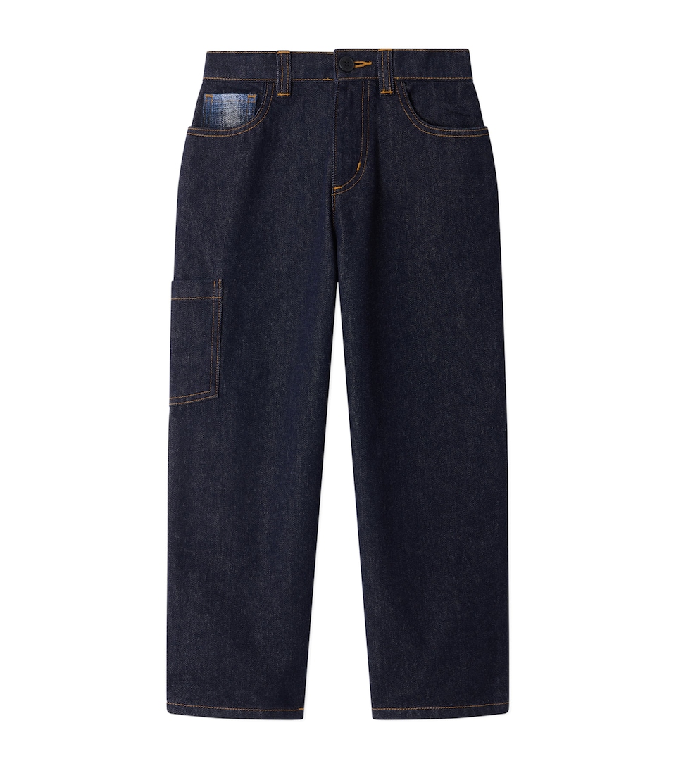 Bonpoint x Maison Kitsuné Embroidered Jeans (14 Years) Jean Fonce