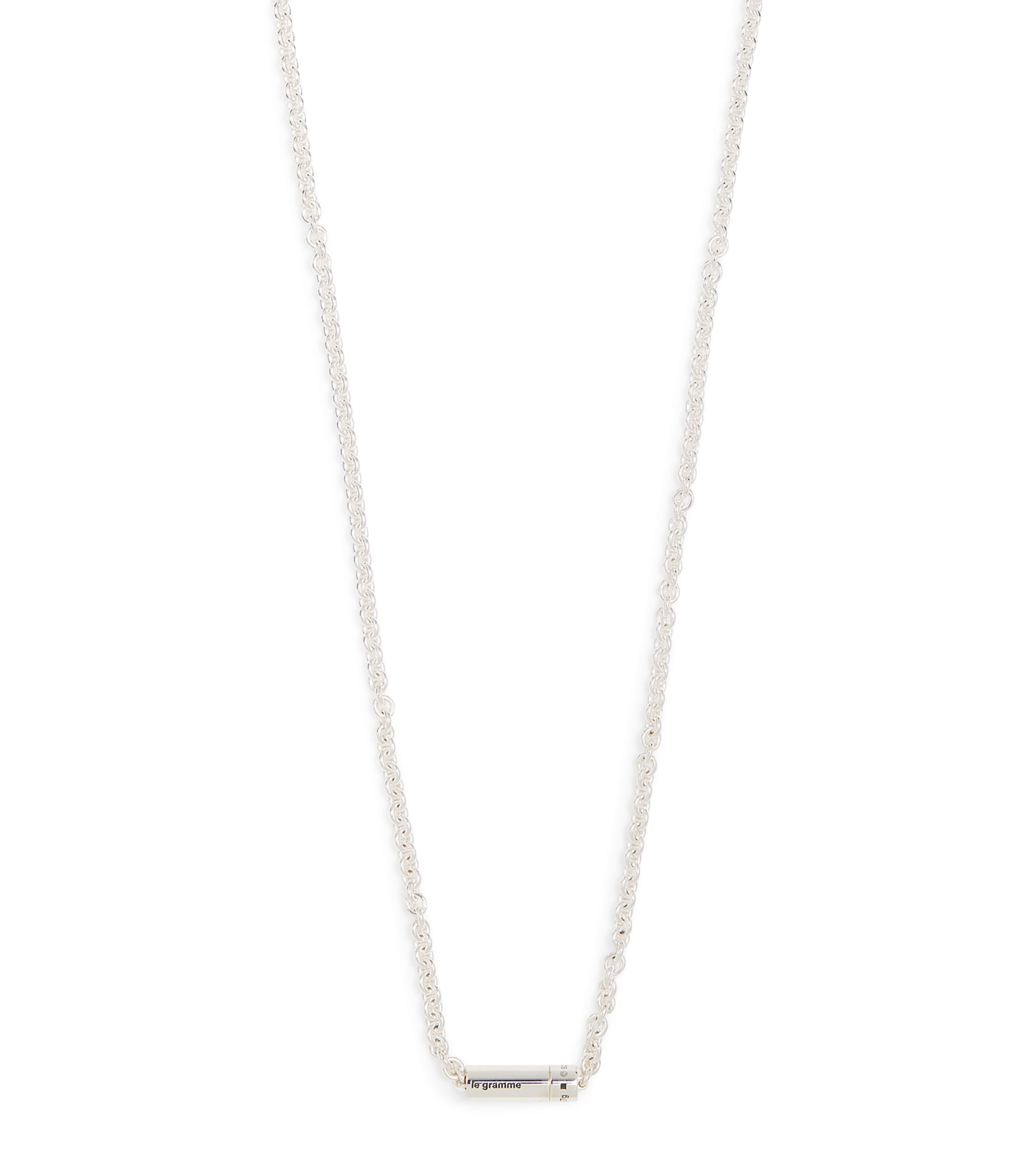 Sterling Silver Chain Cable Necklace